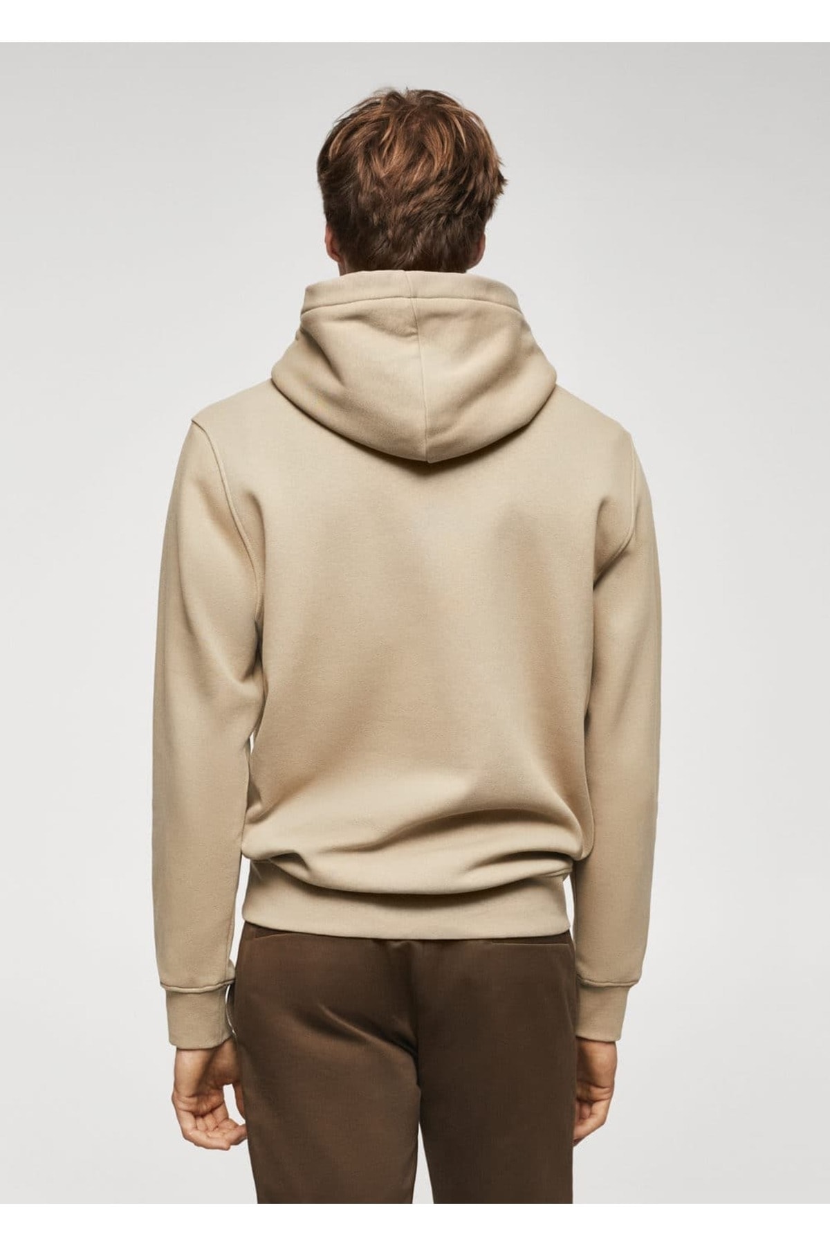 سویشرت مردانه نارنجی منگوMANGO Man | 47090843 اورجینال - تصویر 14