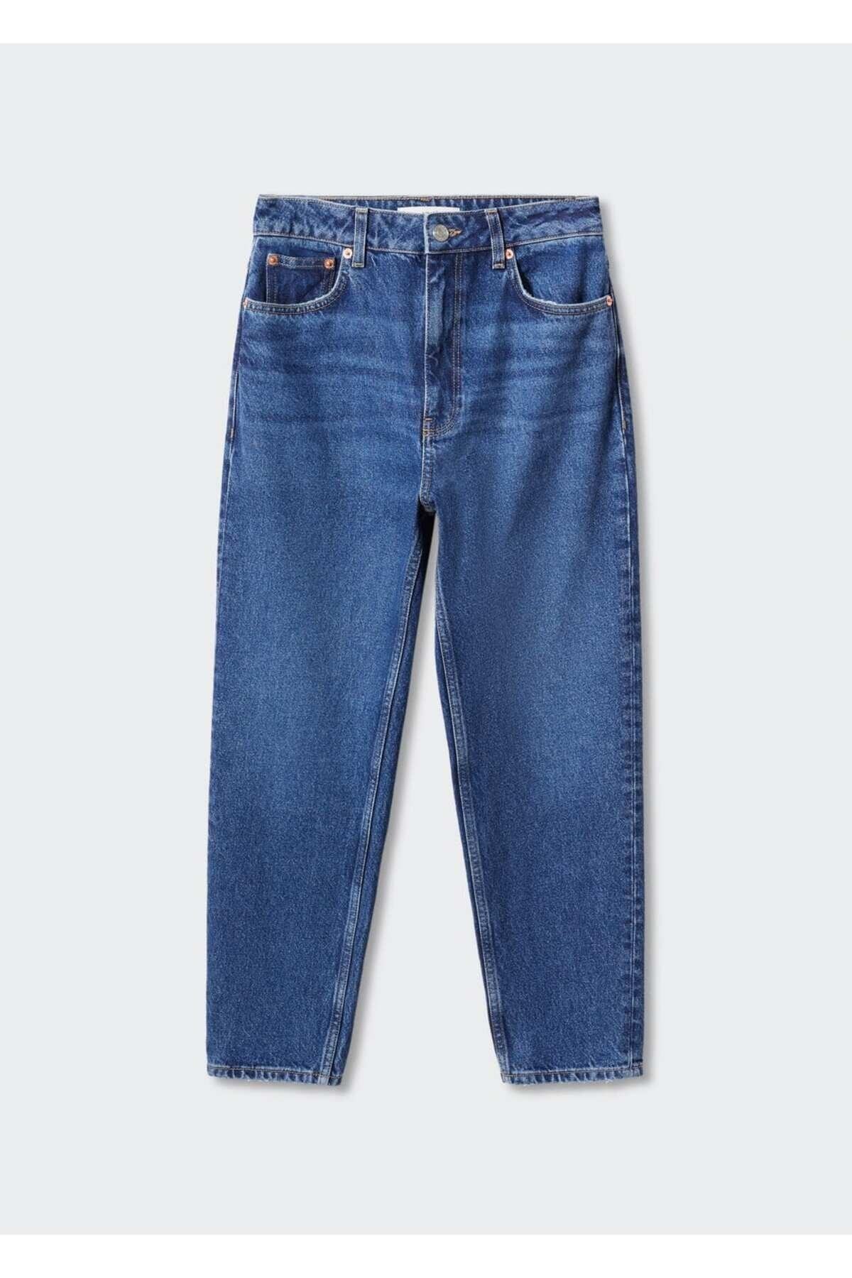 Yüksek Belli Mom Jean