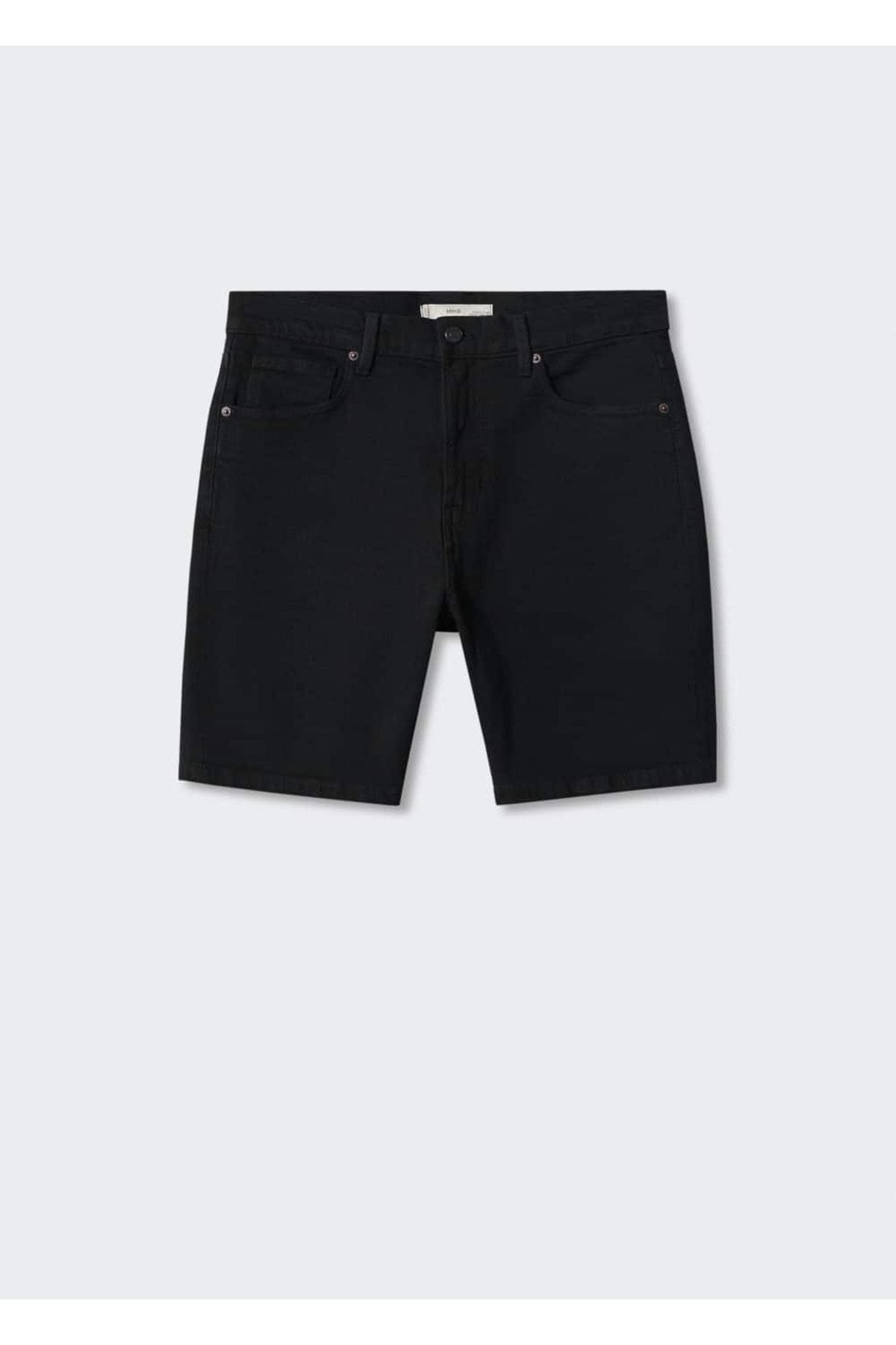 MANGO Man-Regular fit denim bermuda shorts 3