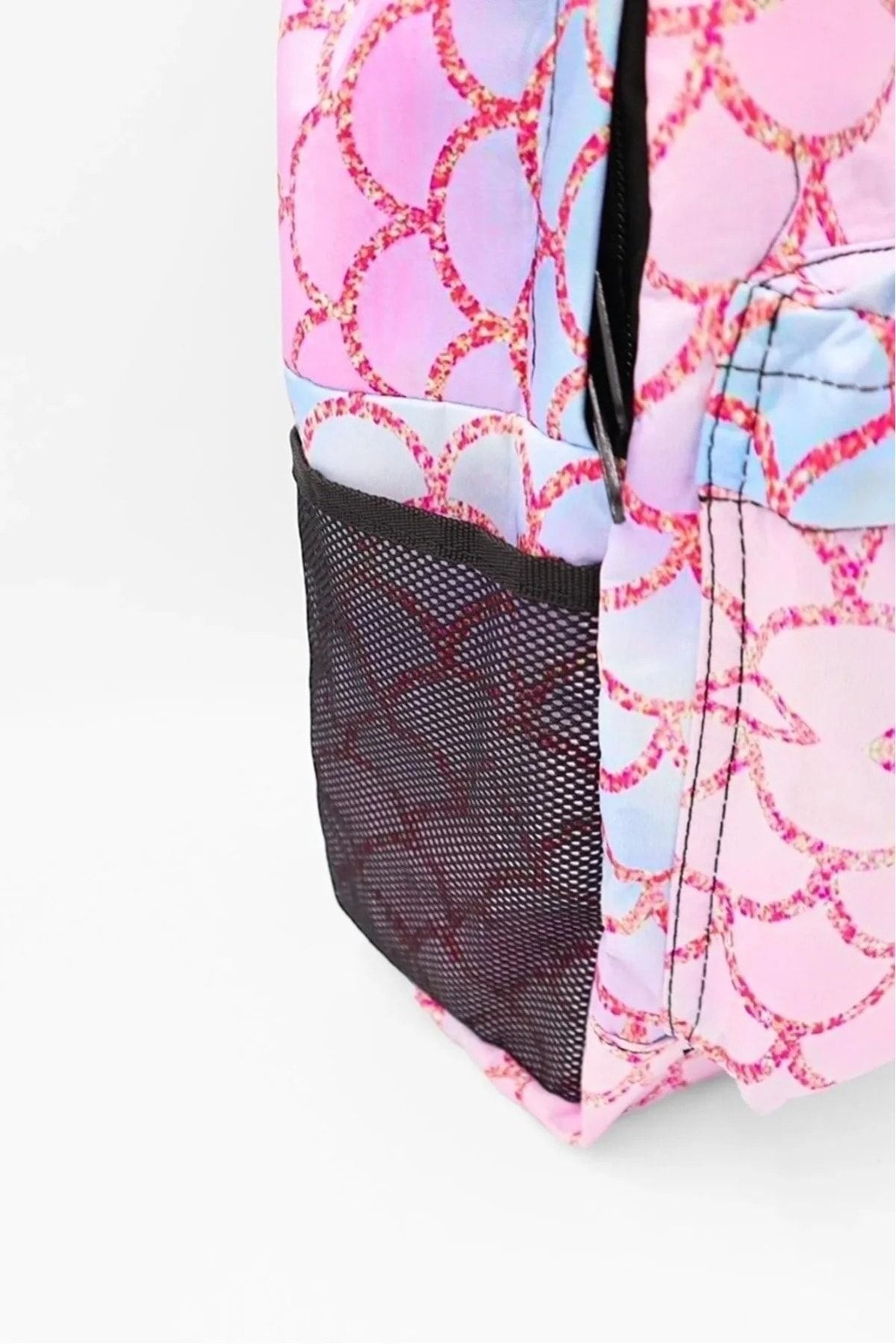 Violon Harajuku Style School fit Pink Mermaid Model Pattern Detail