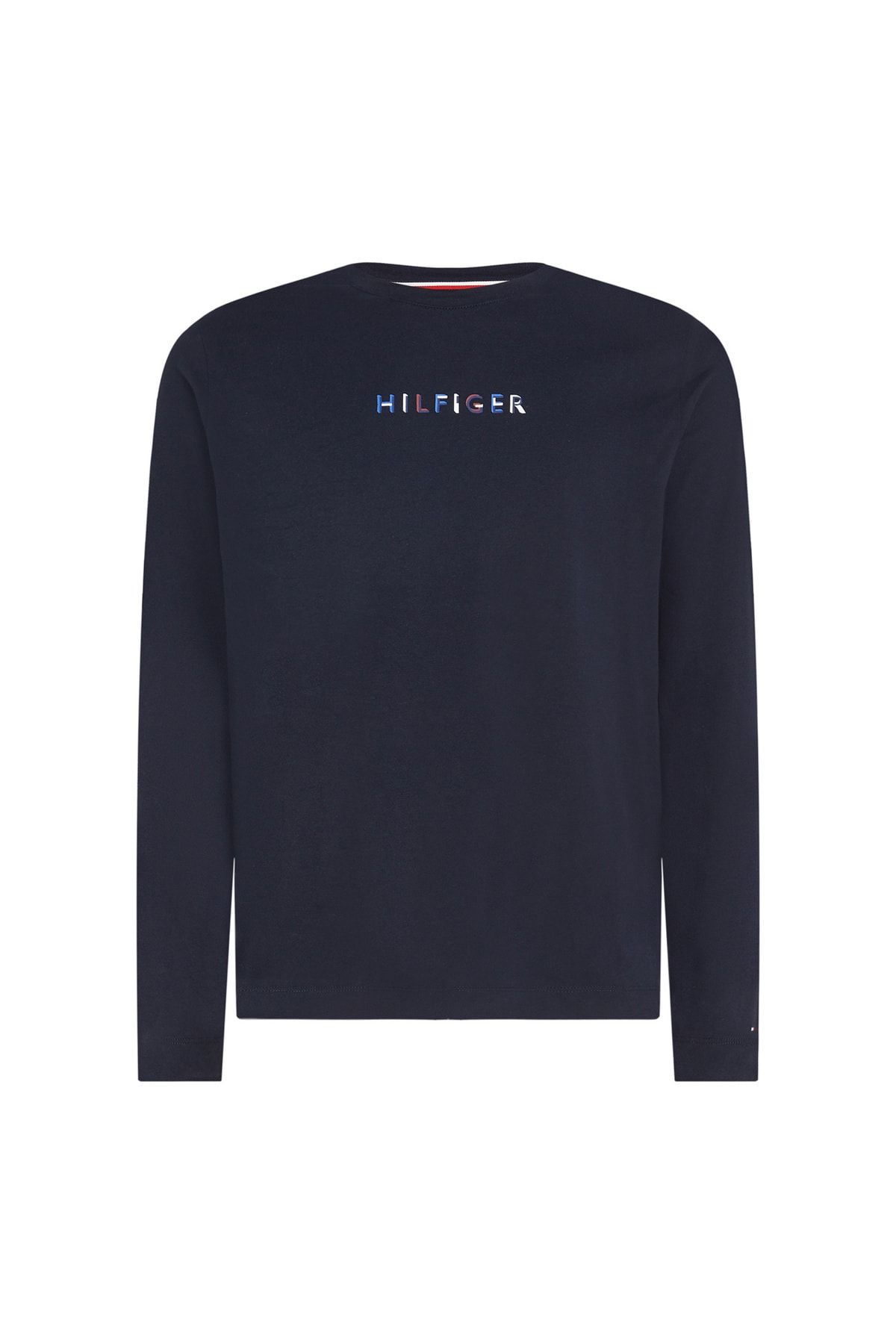 Grey tommy hilfiger deals crew neck