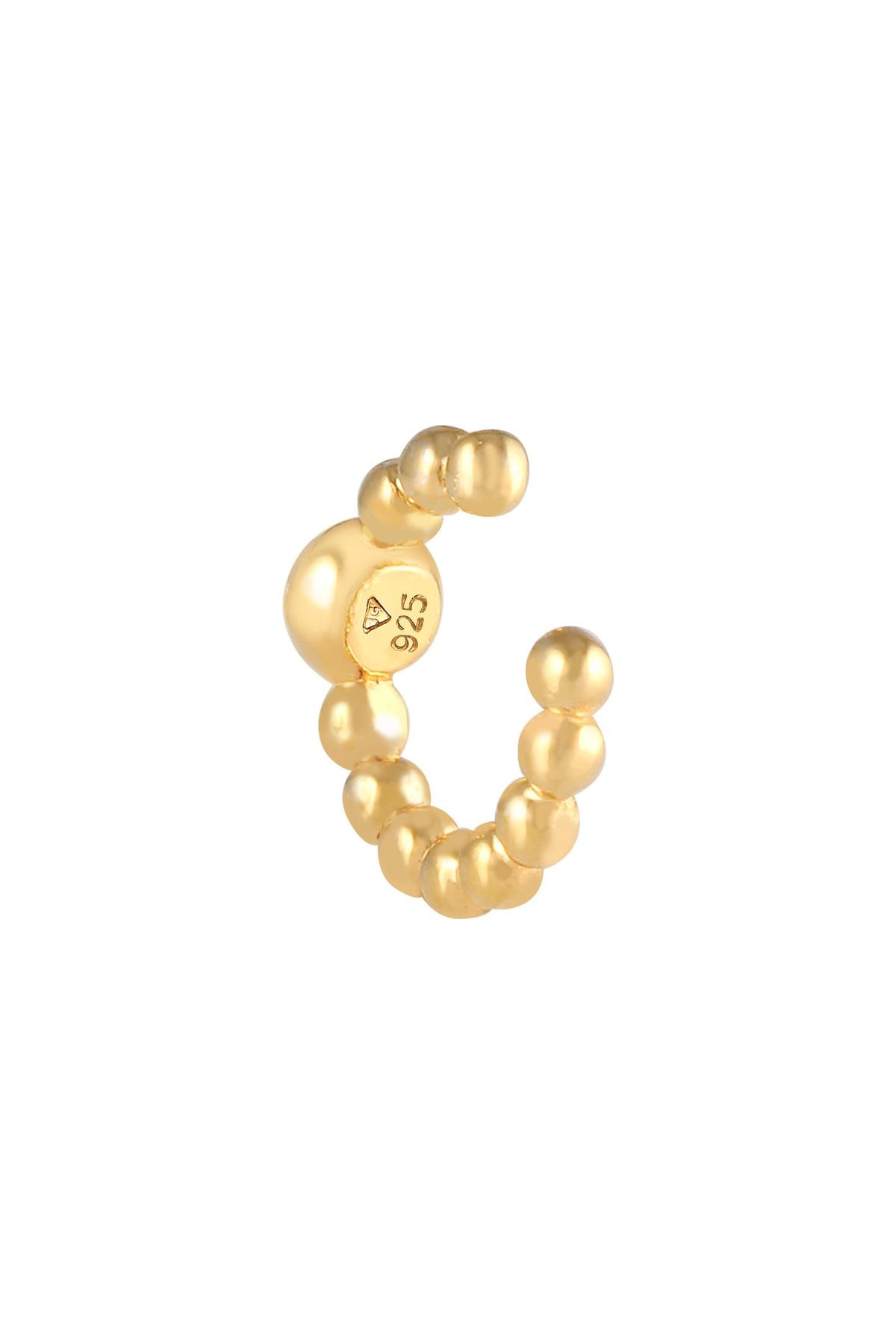 ELLI-Ohrringe Single Earcuff Ohrklemme Mondstein 925 Silber 5