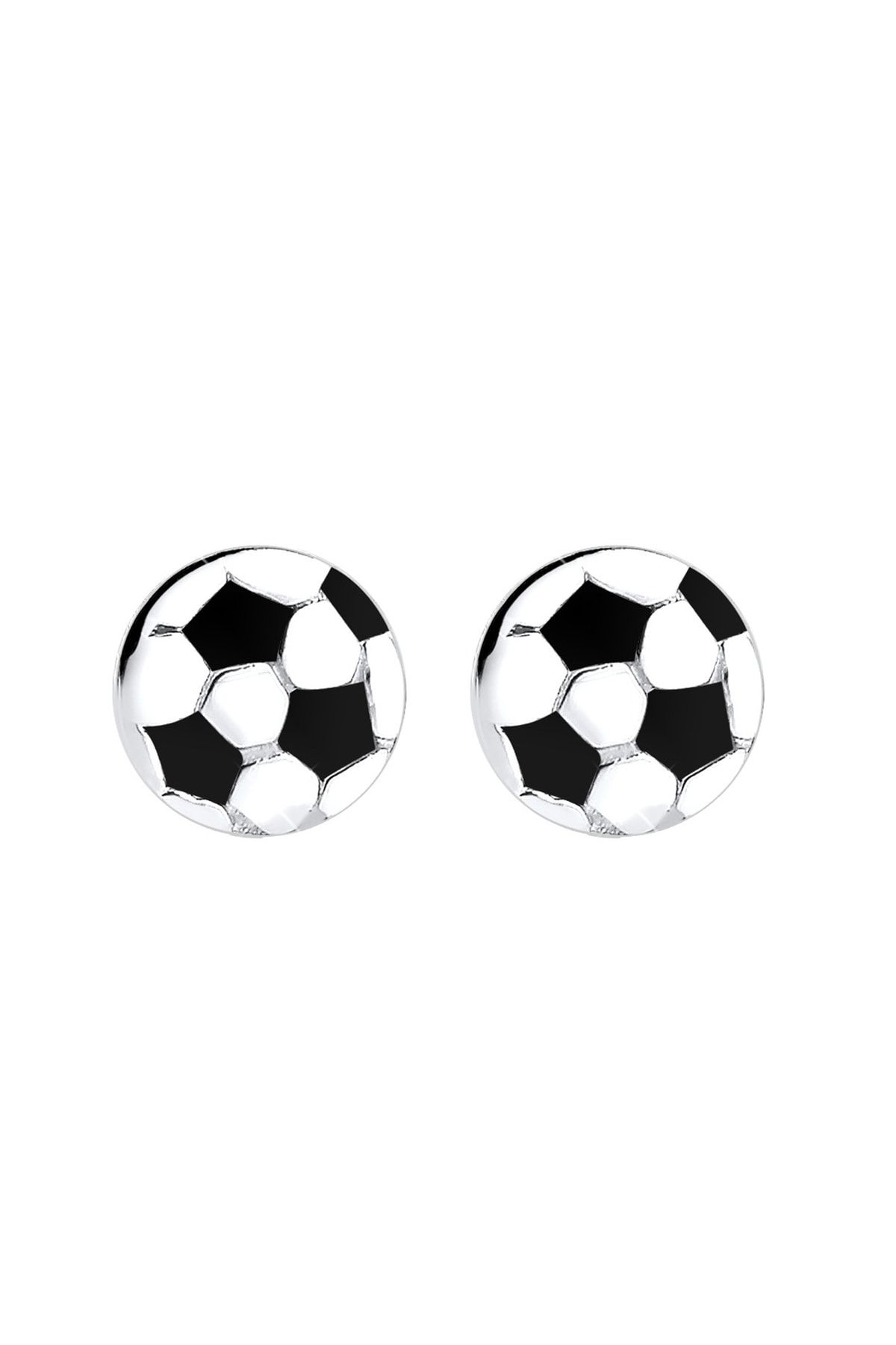 ELLI-Ohrringe Fußball WM Emaille EM Sport Meisterschaft Silber 3