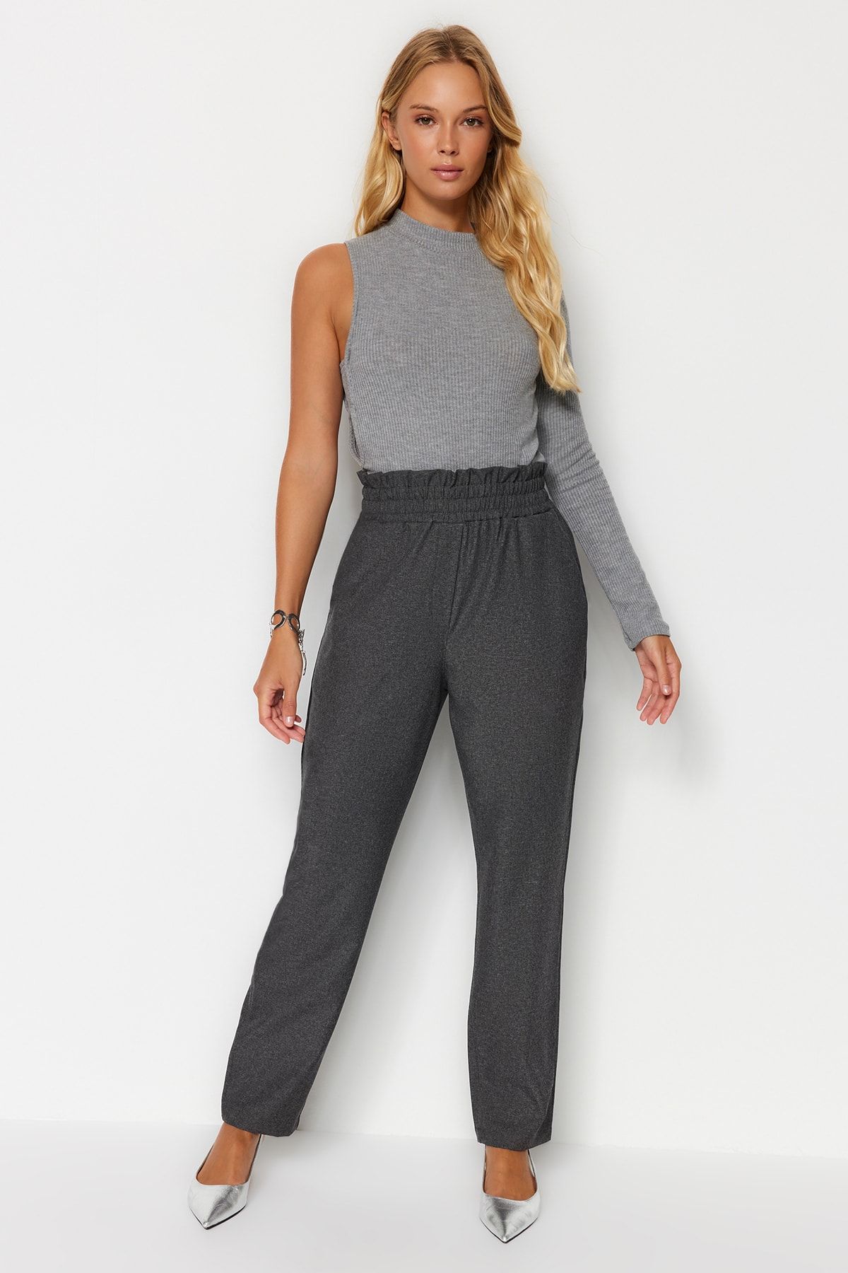 Narrow leg trousers on sale