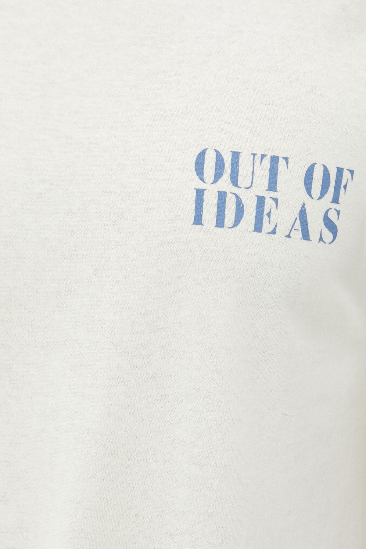 تیشرت مردانه سفید کوتون | 3SAM10914HK اورجینال - تصویر 6