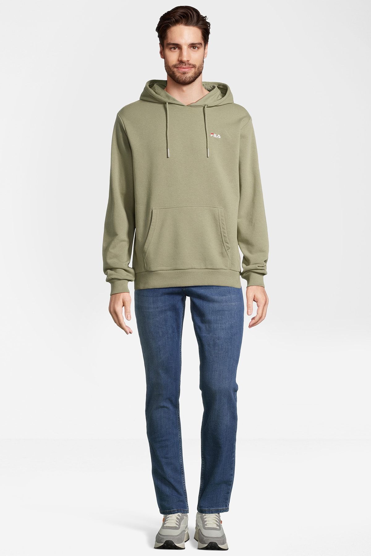 Fila Sweatshirt Green Regular fit Trendyol