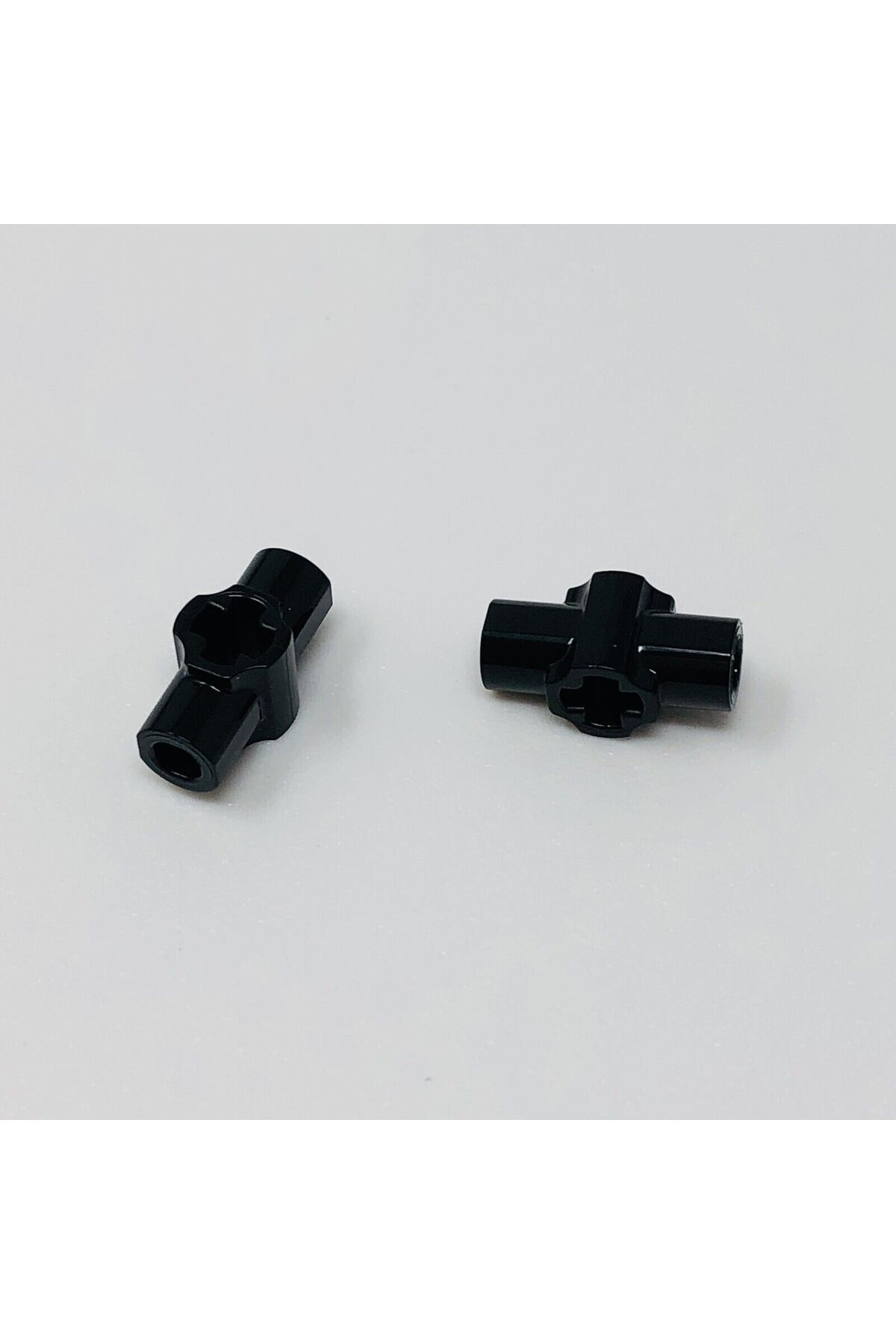 LEGO-Technic Custom Axle Connector Hub Large Lightsaber Hilt Black 2pcs 1