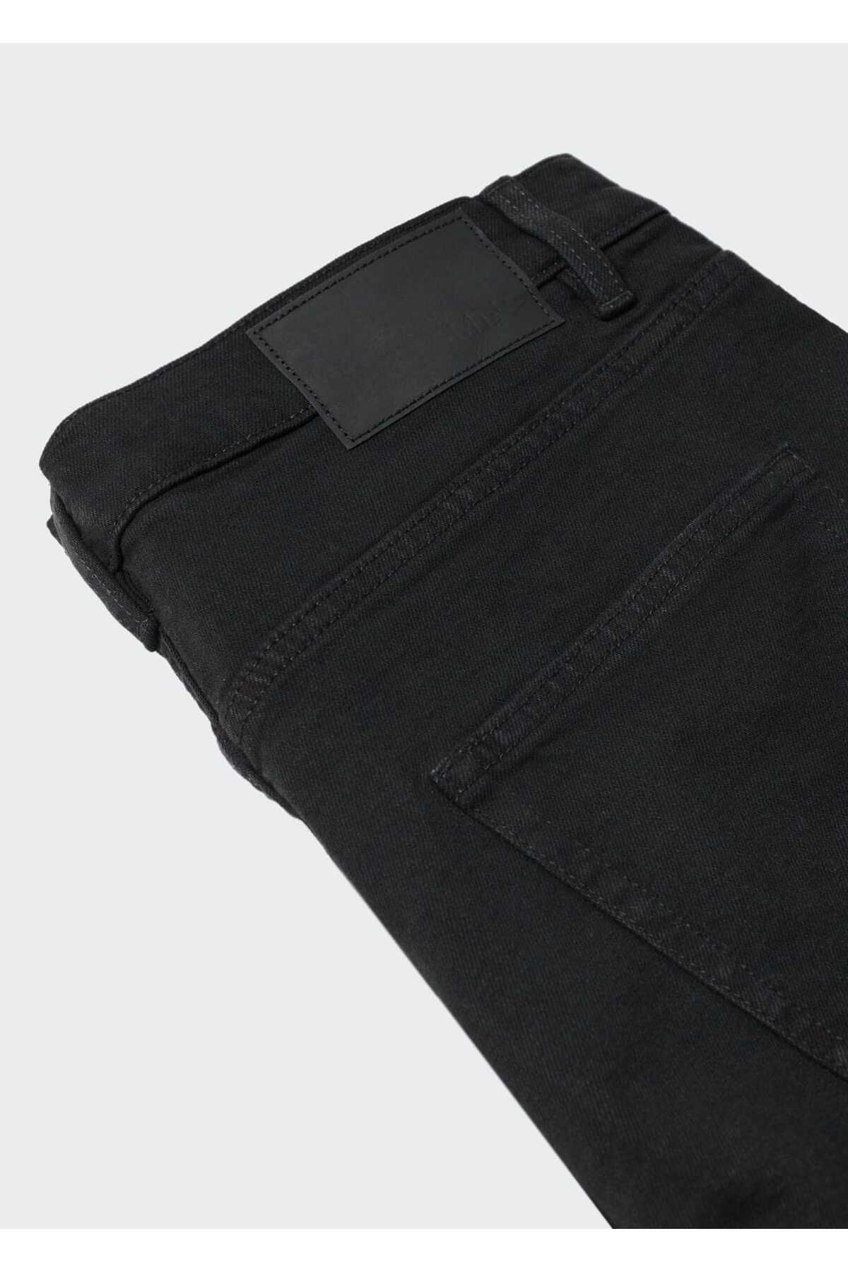 MANGO Man-Regular fit denim bermuda shorts 14