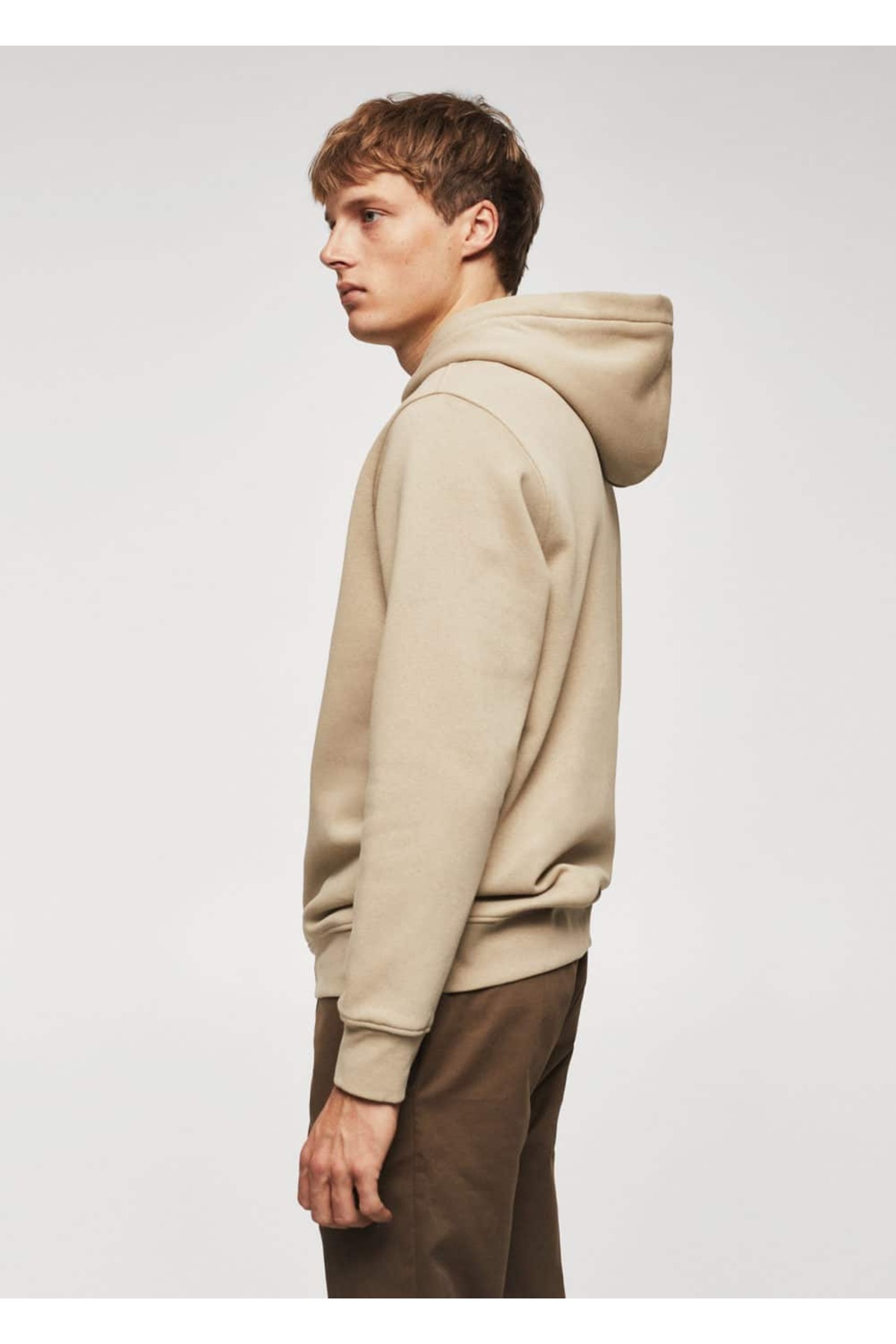 سویشرت مردانه نارنجی منگوMANGO Man | 47090843 اورجینال - تصویر 6