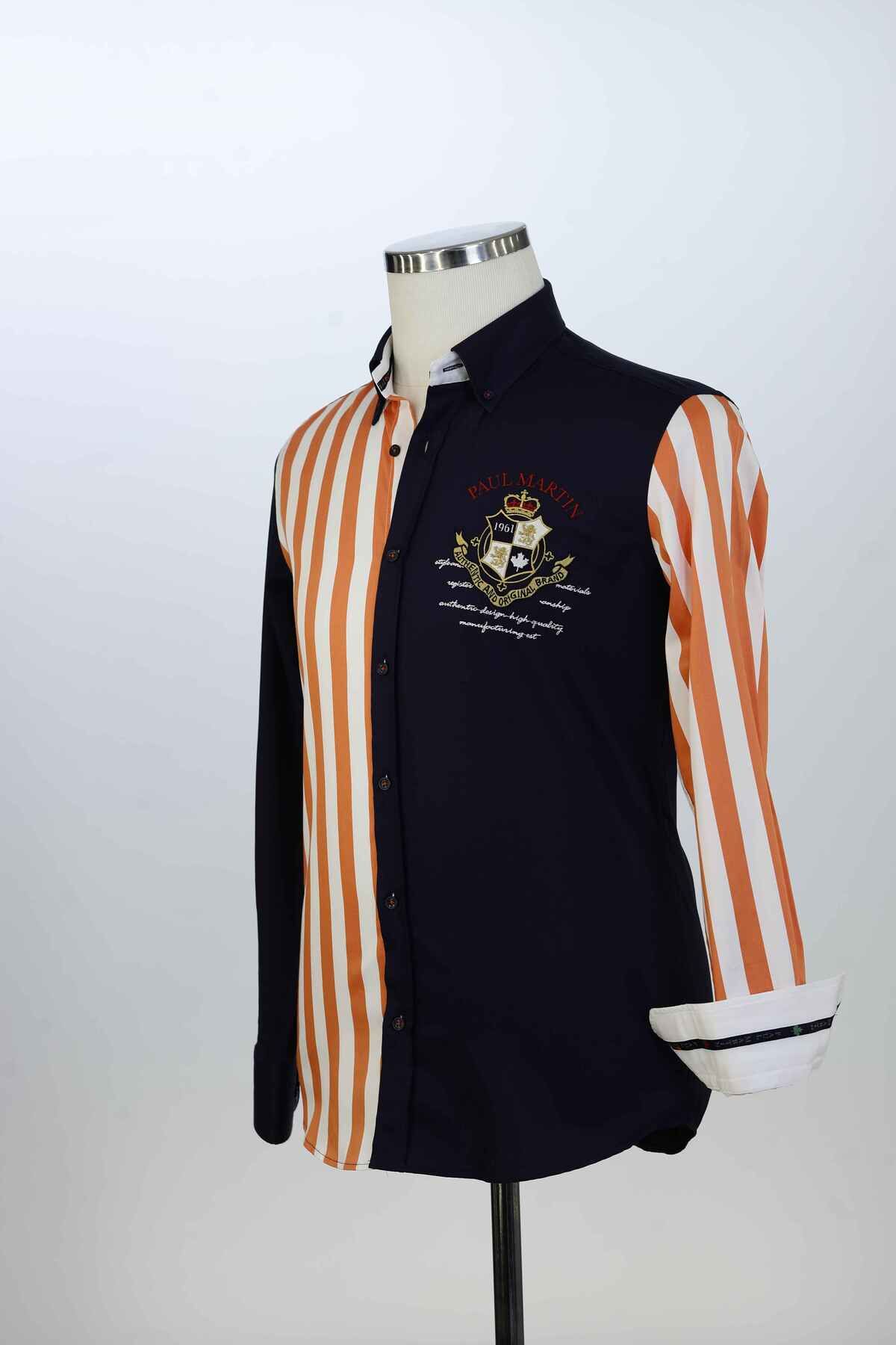 Paul Martin Canadian 100 Cotton Sports Piece Satin Embroidered