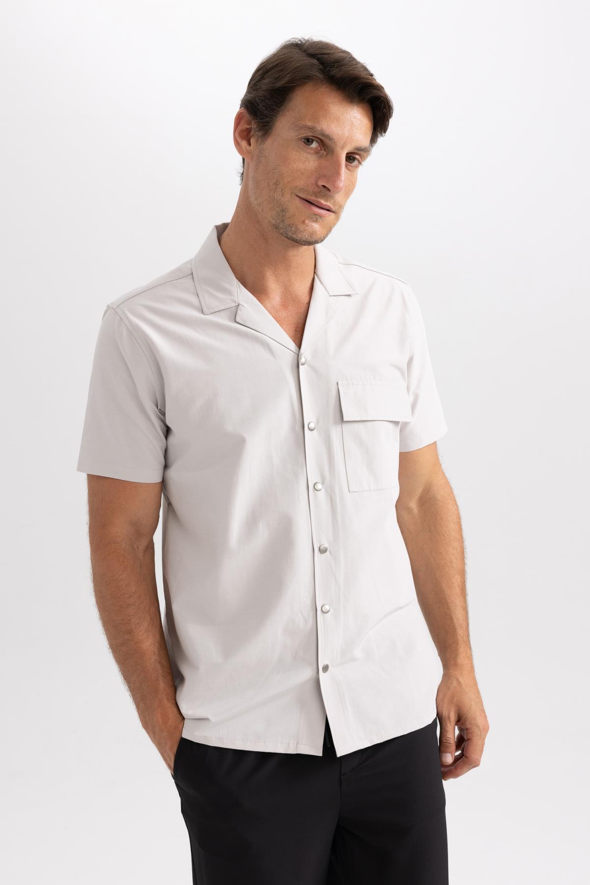 پیراهن مردانه دفاکتو | A9853AX23HS Defacto - Image 4