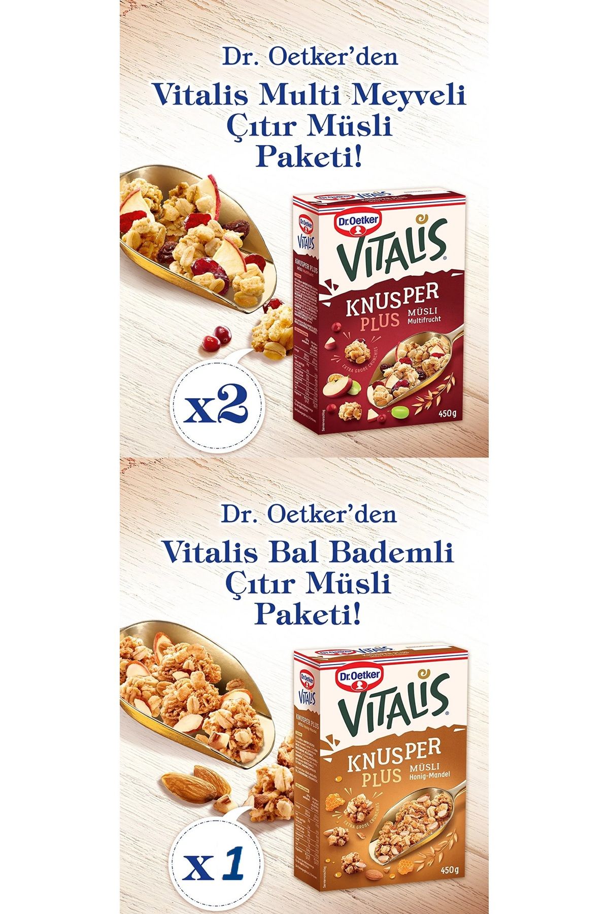 Vitalis Knusper Muesli Plus Double Chocolate