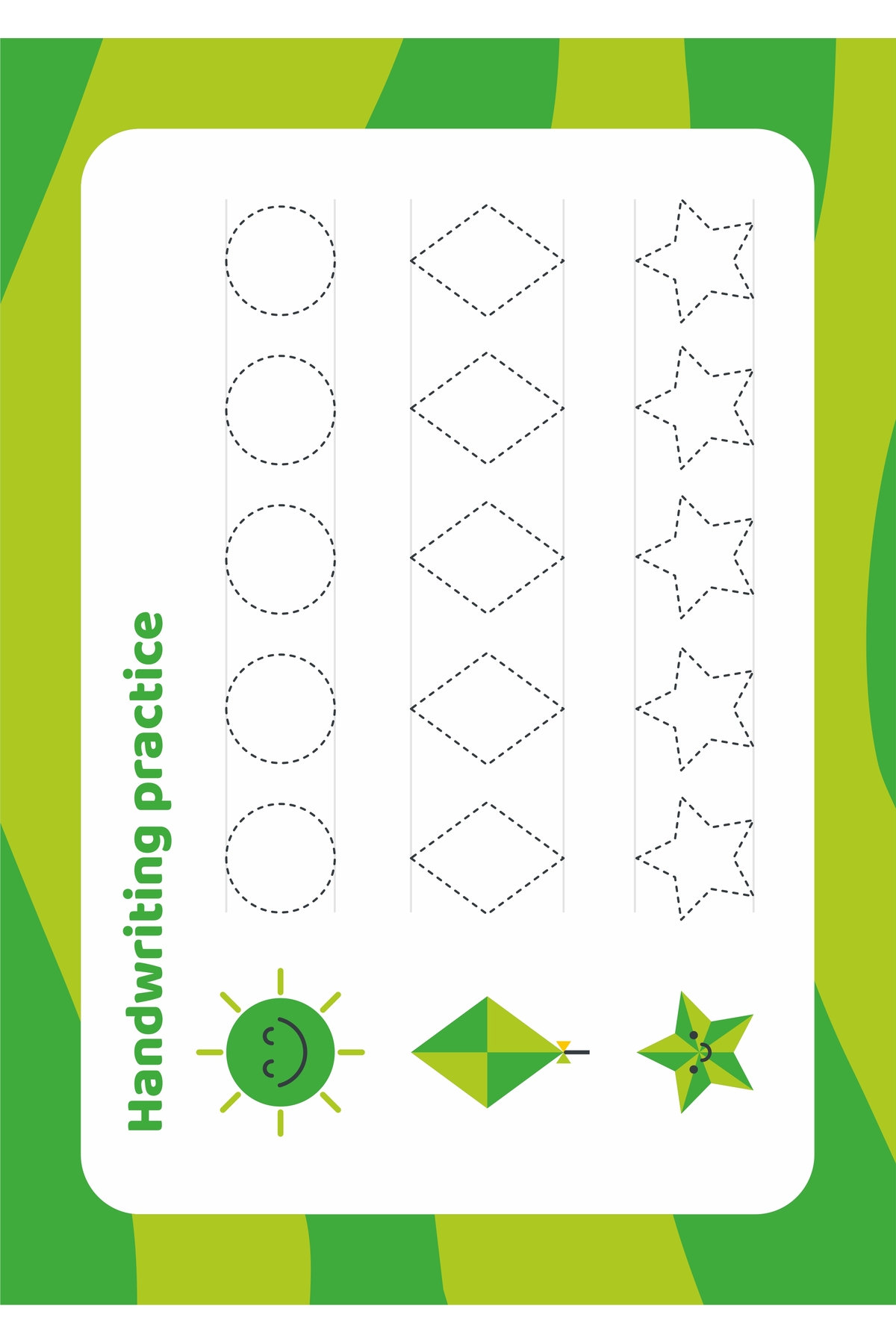 آموزش پیش‌دبستانی، اسباب‌بازی آموزشی، کارت‌های آموزشی، زمین‌های بازی