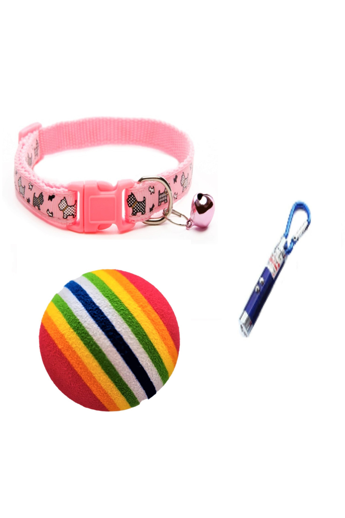 Burdabuldu KEDİ AKSESUAR VE OYUN SETİ PEMBE