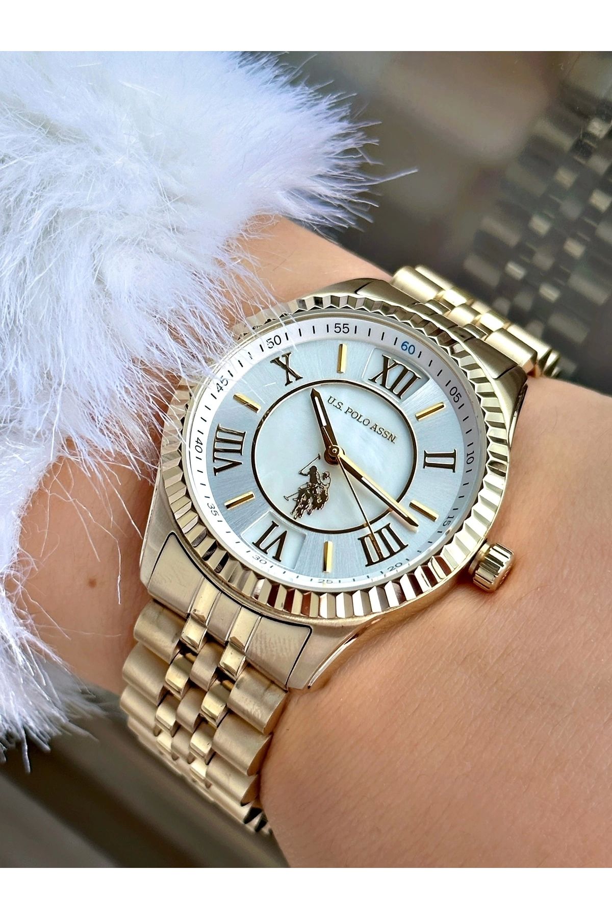 Us polo hot sale assn watch gold