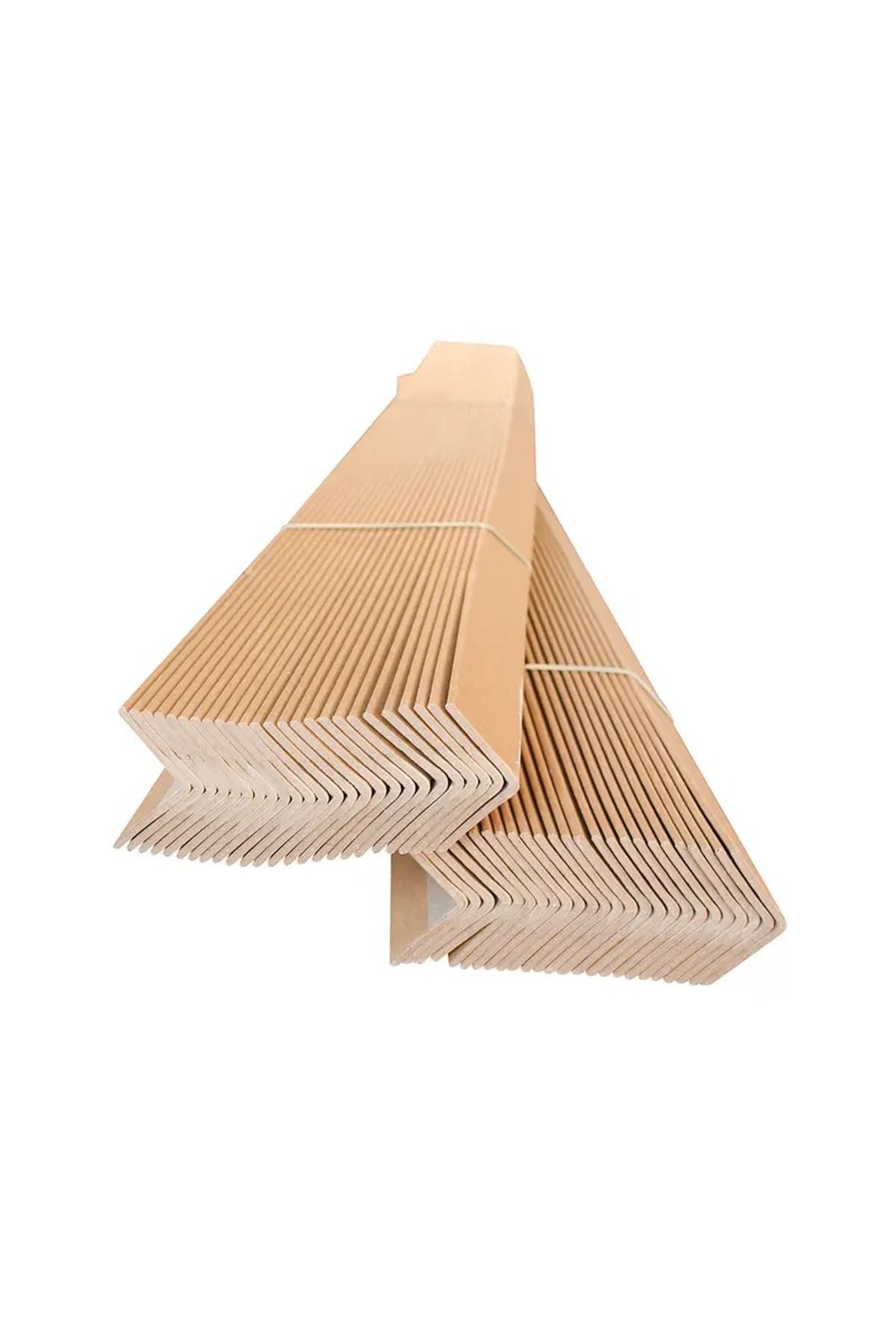 BGCPAK AMBALAJ-50x50 CARTON CORNER (100-Pack) - 5 mm thickness - 1000 mm length - CORNER PROTECTION CARTON 5