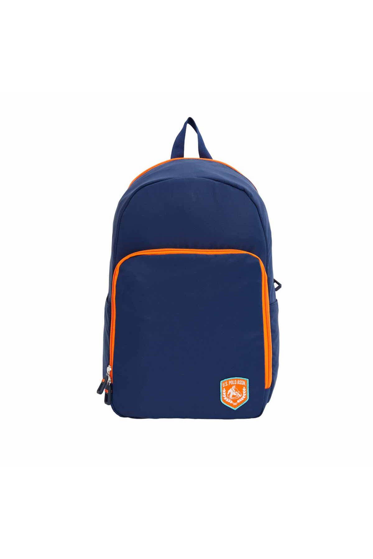 کوله پشتی PLÇAN23241 آبی نیروی دریایی پولو دوزی شده ایالات متحده U.S. Polo Assn.