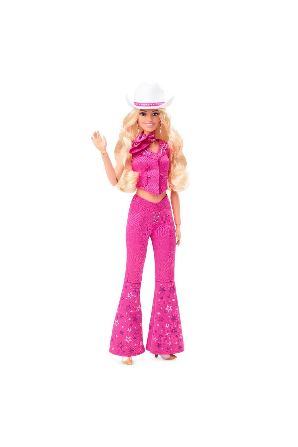 Barbie Movie Barbie Pink Cowboy Outfit Doll HPK00 Trendyol