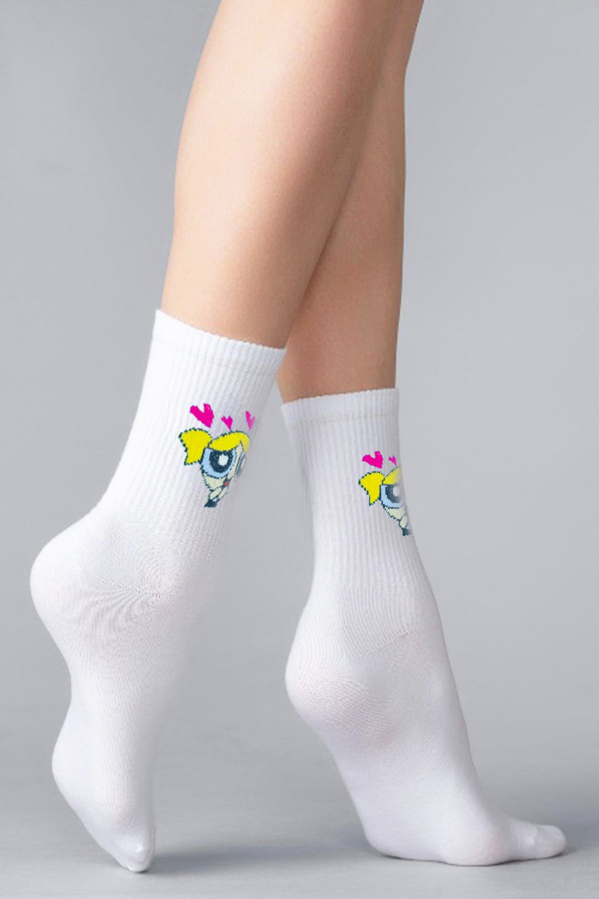 Esinti Children s Socks Below Knee Socket School Socks Colorful Girls Patterned Socks School Socks 3 Pieces