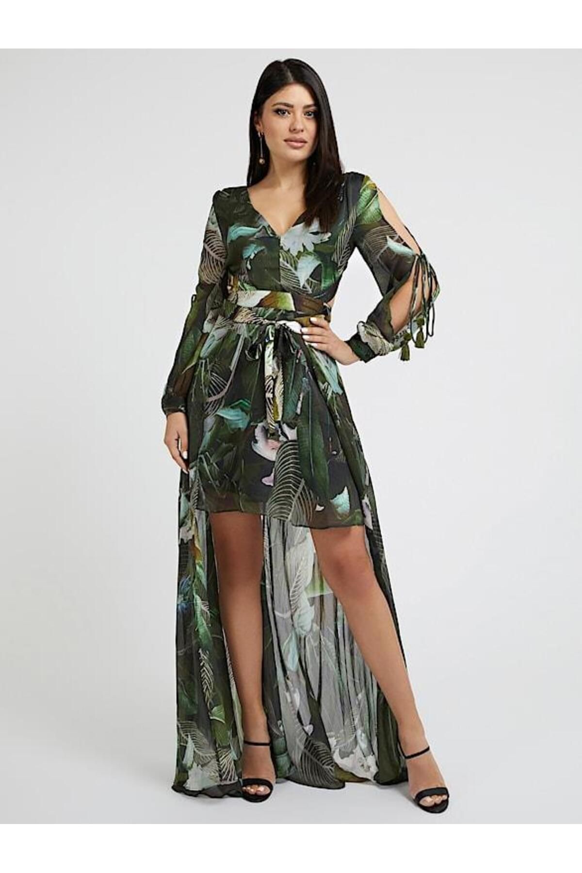 Guess Dress Green Trendyol