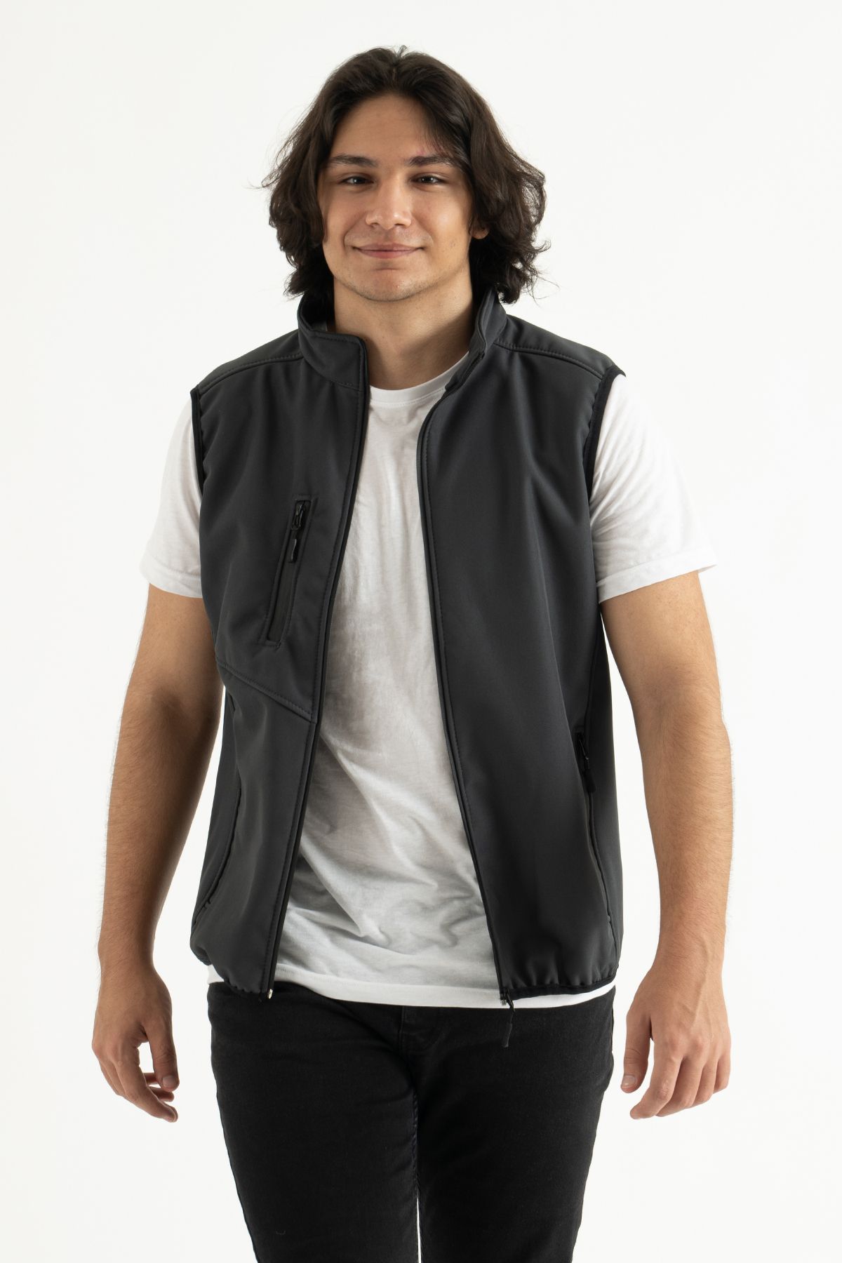 Slim fit sales fleece vest