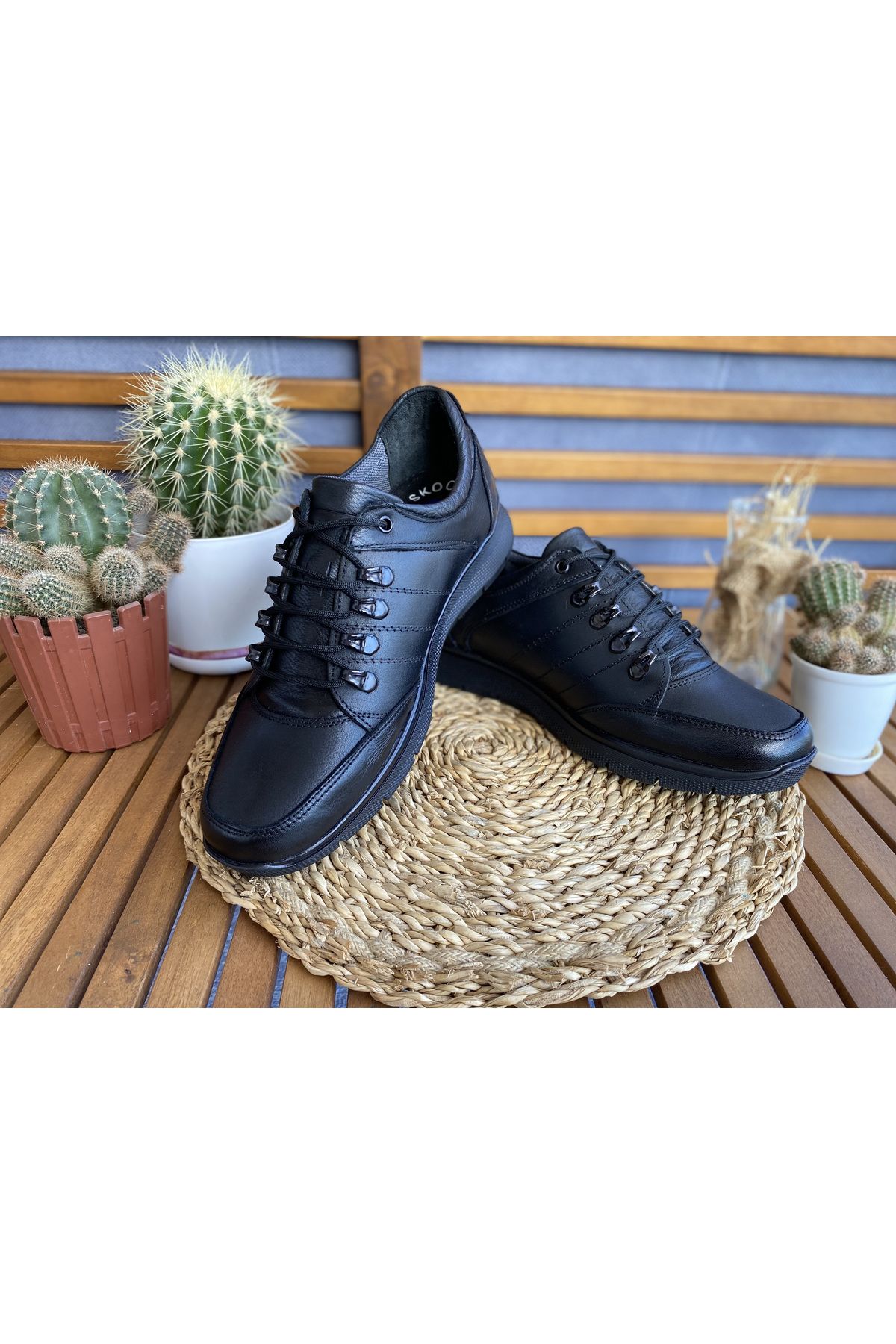 Skoonpa Winter GENUINE crazy leather water resistant handmade men s shoes sports boots