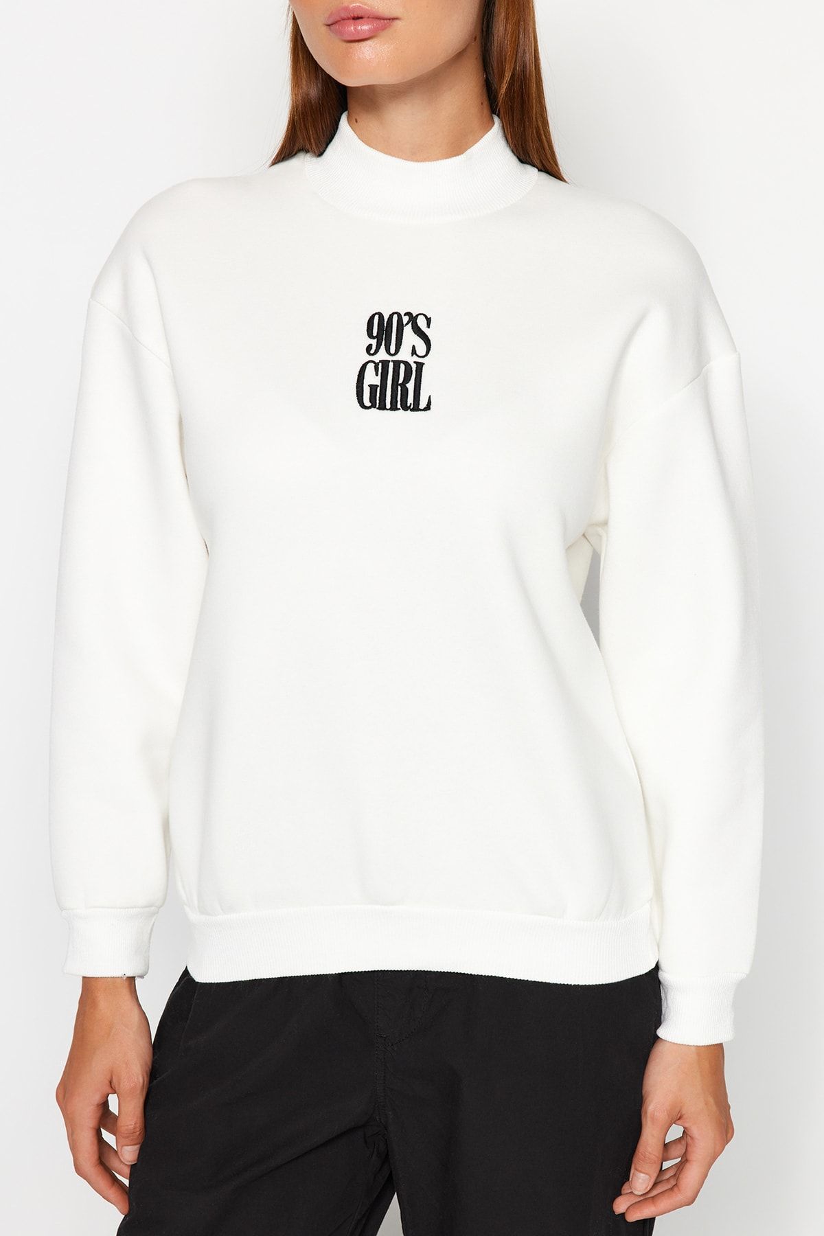 Forever hungry sweatshirt trendyol hotsell