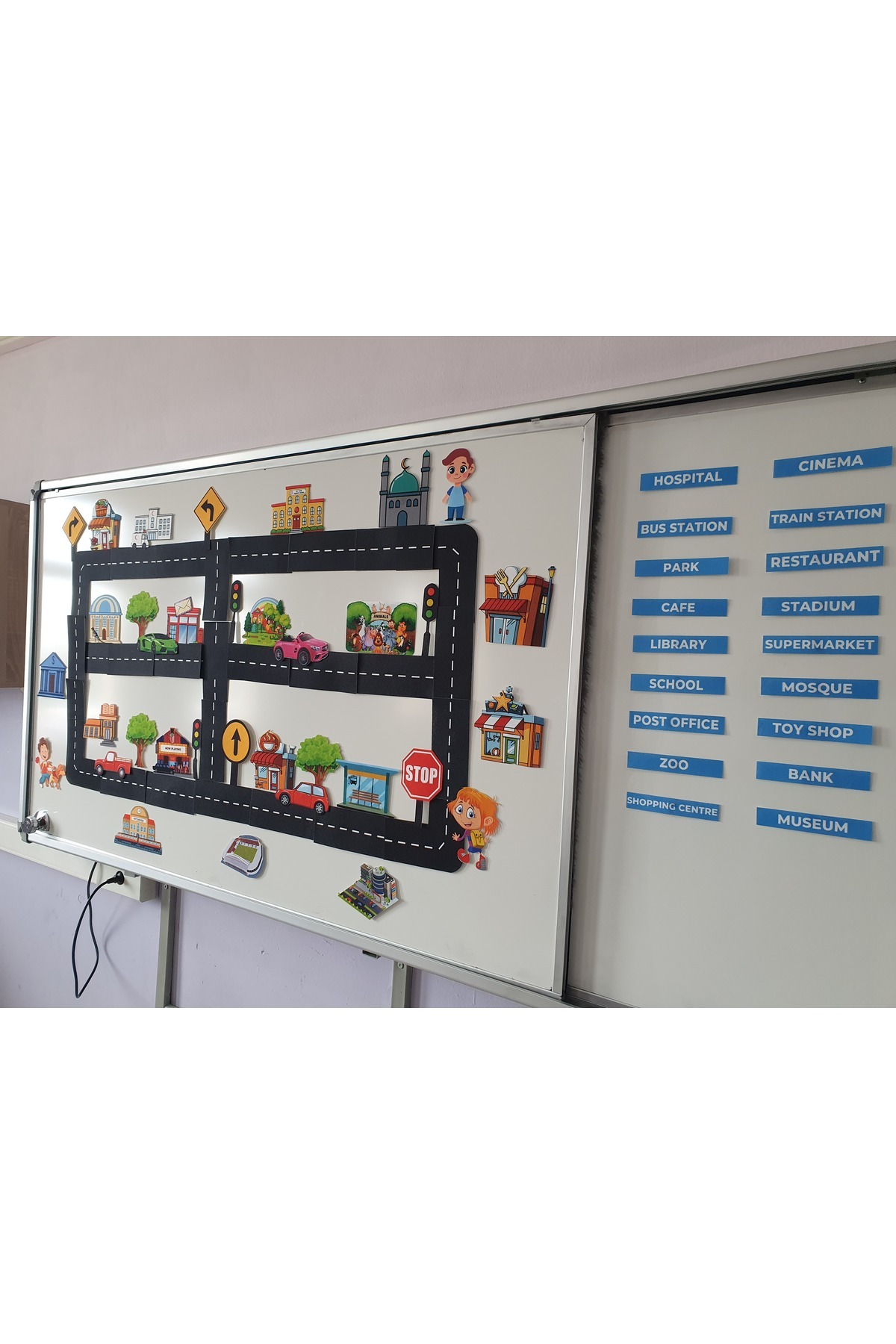 MUTLUTECH 3D-3.فئة اللغة الإنجليزية 7مجموعة اللباد المغناطيسية Unit In My City 5