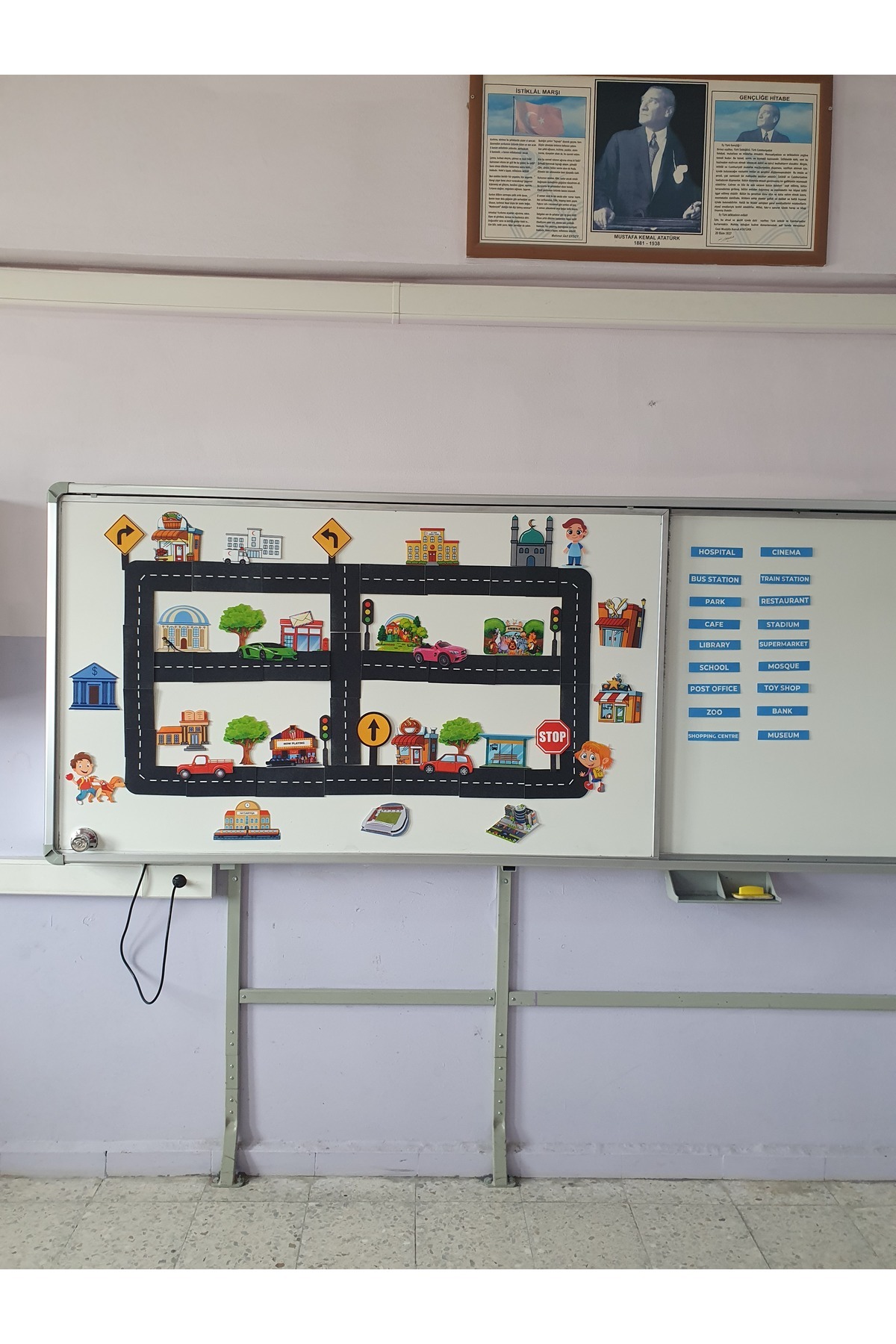 MUTLUTECH 3D-3.فئة اللغة الإنجليزية 7مجموعة اللباد المغناطيسية Unit In My City 2