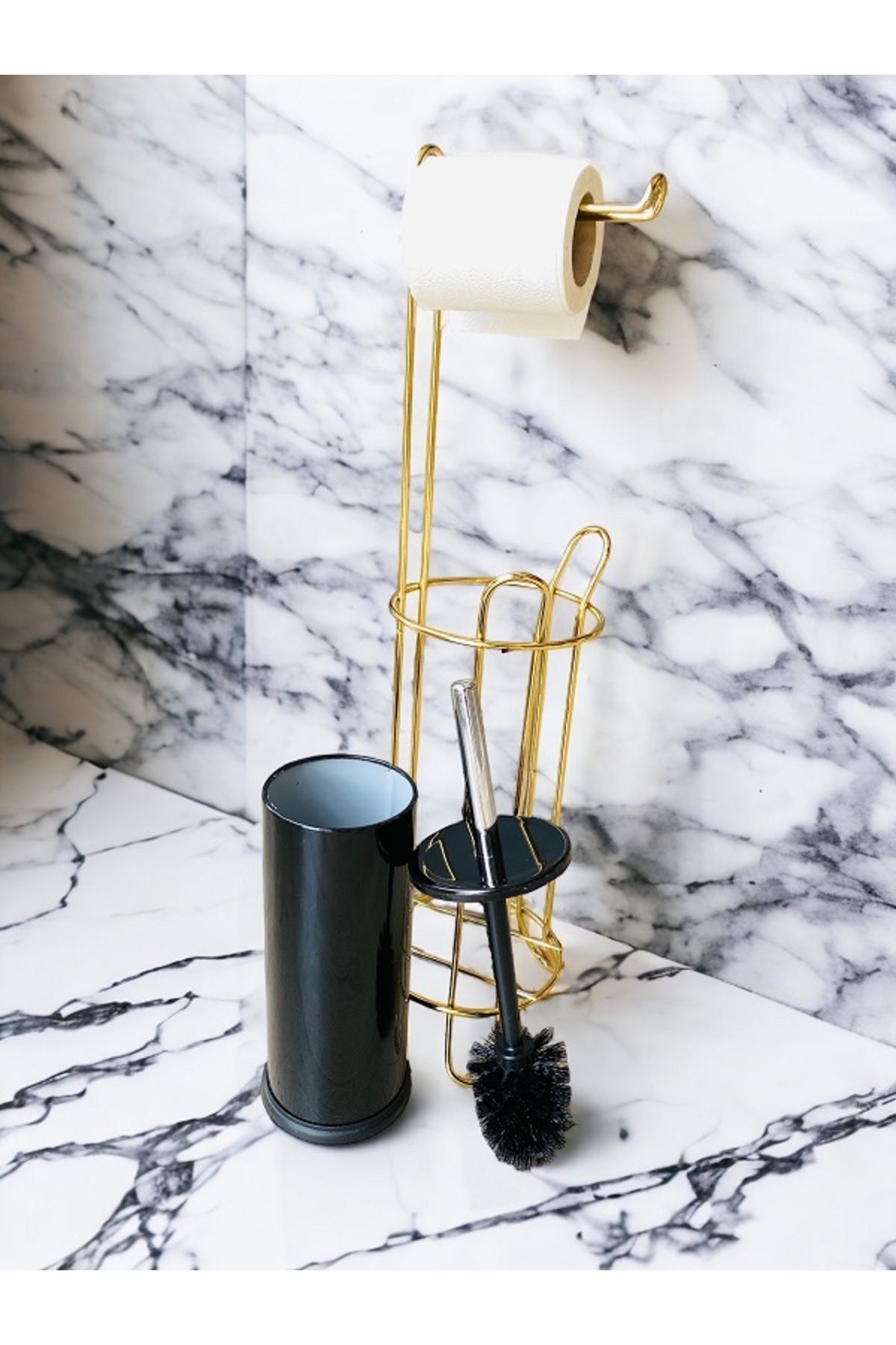 Gold toilet brush set new arrivals