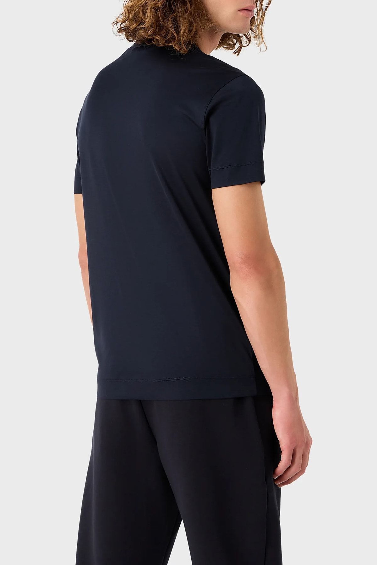 Navy blue armani t shirt deals