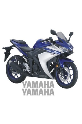 oracall Yamaha r25 alt sakal sticker,R25 STİCKER,GÜMÜŞ GRİ STİCKER