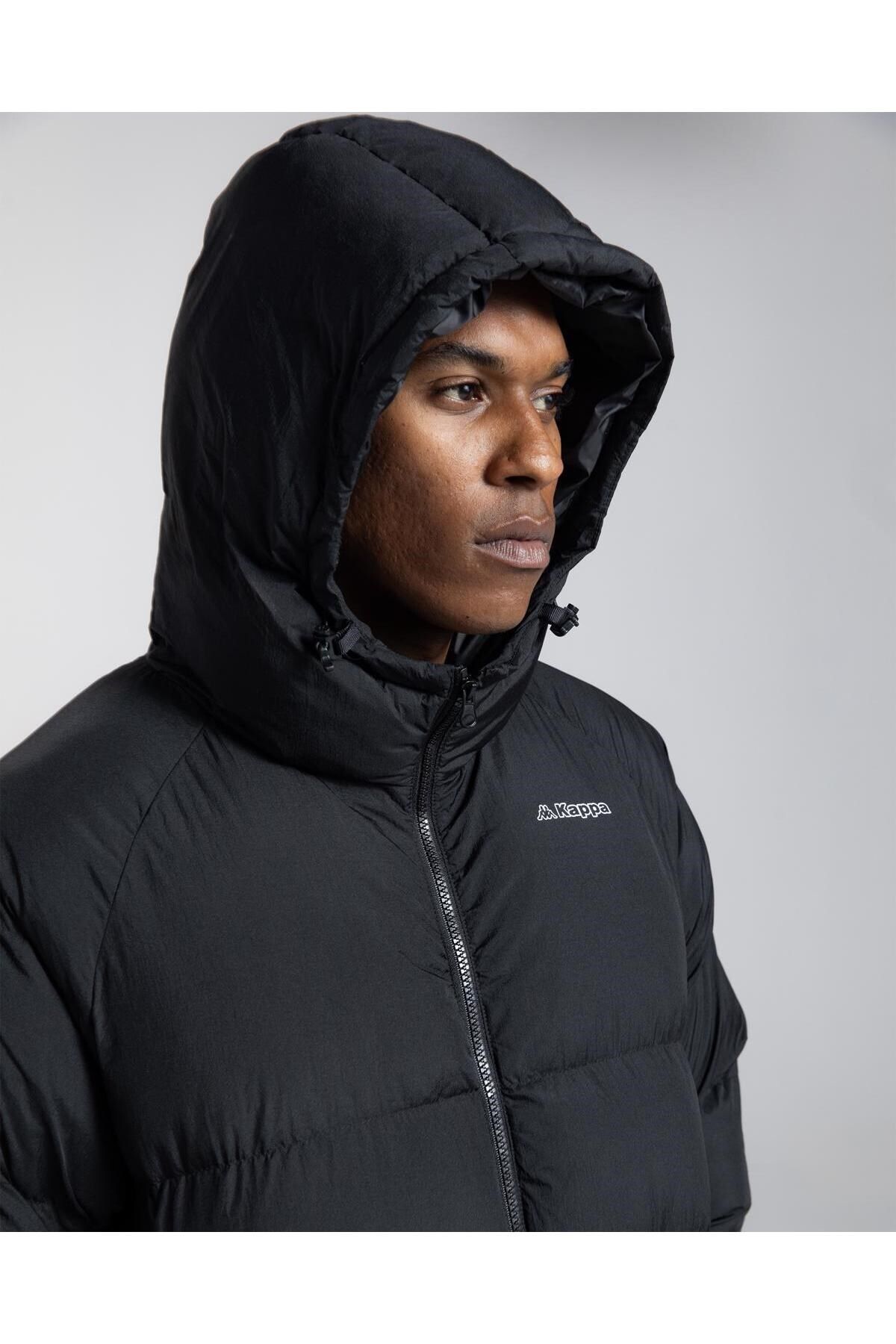 Kappa Winter Jacket Black Trendyol