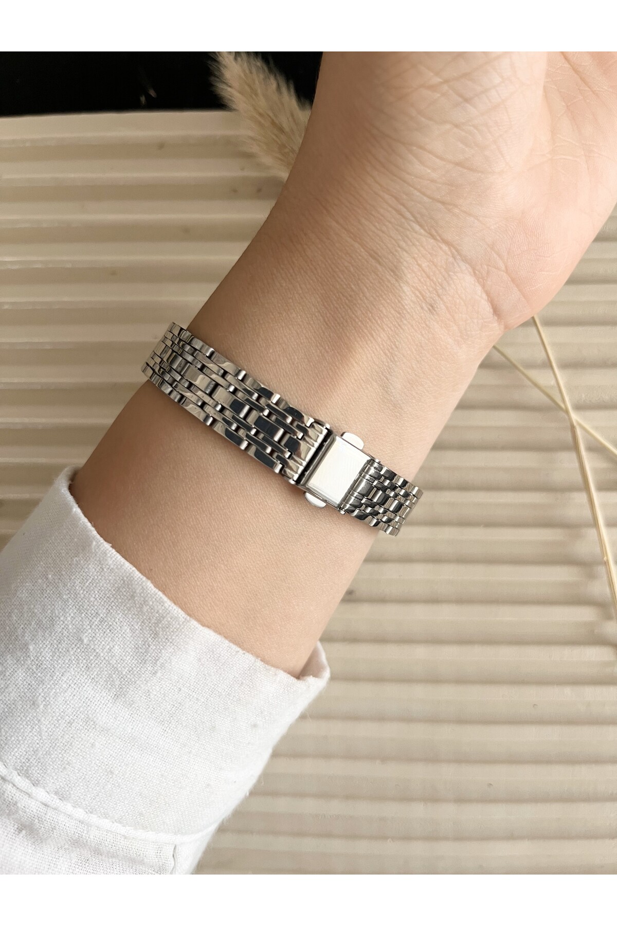 CLUPPOLOON  ÇELİK KORDON ROMA RAKAMLI KADIN KOL SAATİ - Görsel 3