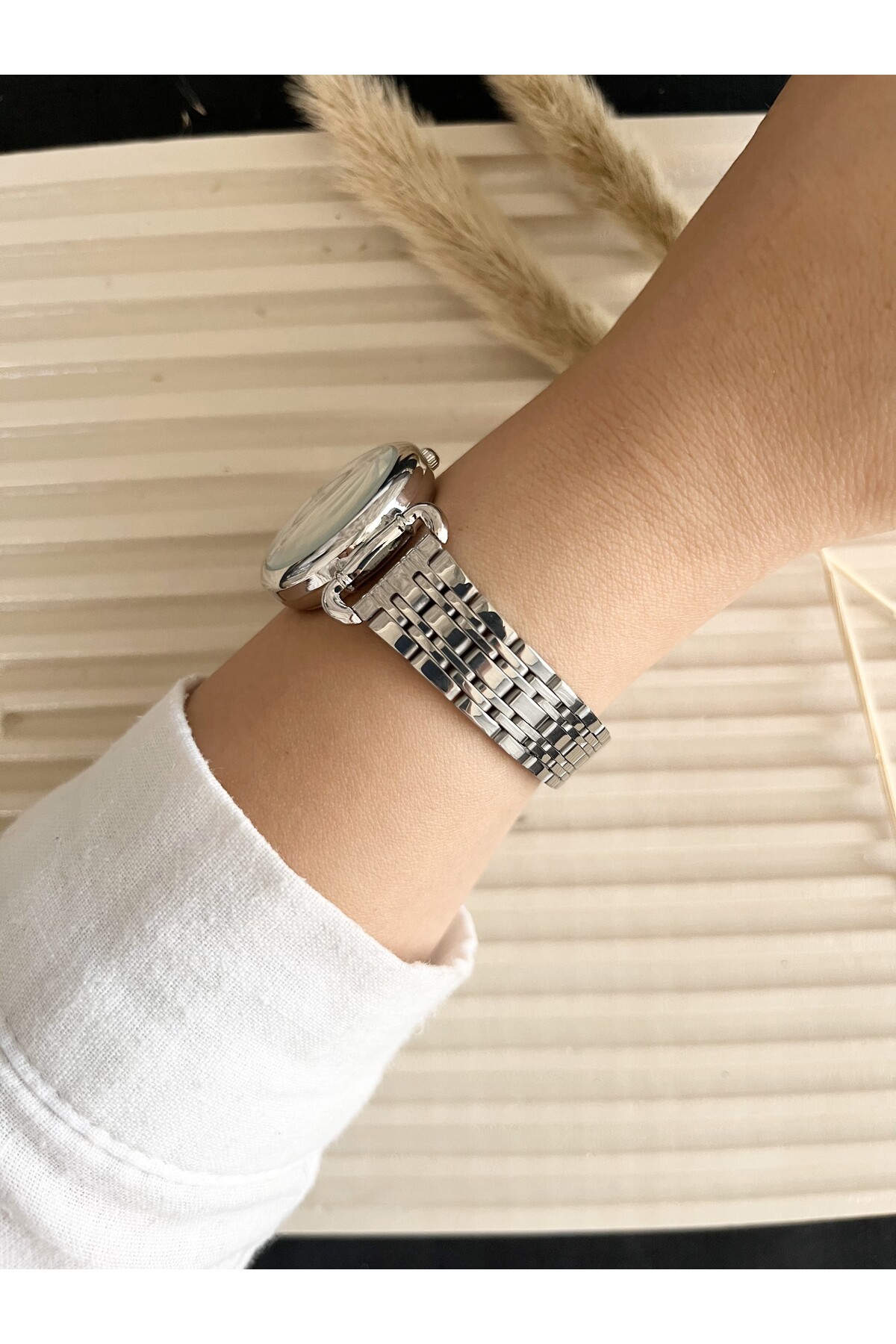 CLUPPOLOON  ÇELİK KORDON ROMA RAKAMLI KADIN KOL SAATİ - Görsel 2