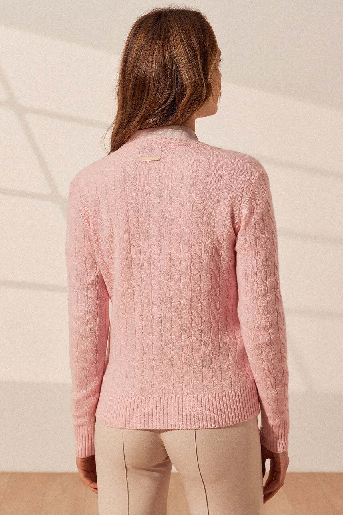 Pink silk sales cardigan