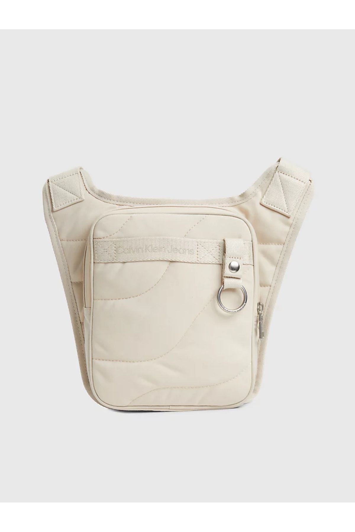 Bag - - Shoulder Klein Trendyol Beige Calvin Logo -