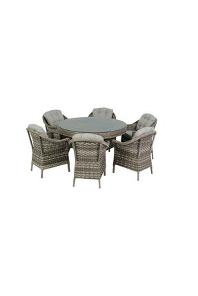 Gardenya Bahçe Bahçemo Home Garden Nova Rattan El Örgüsü 140 Çap Masalı Bahçe...