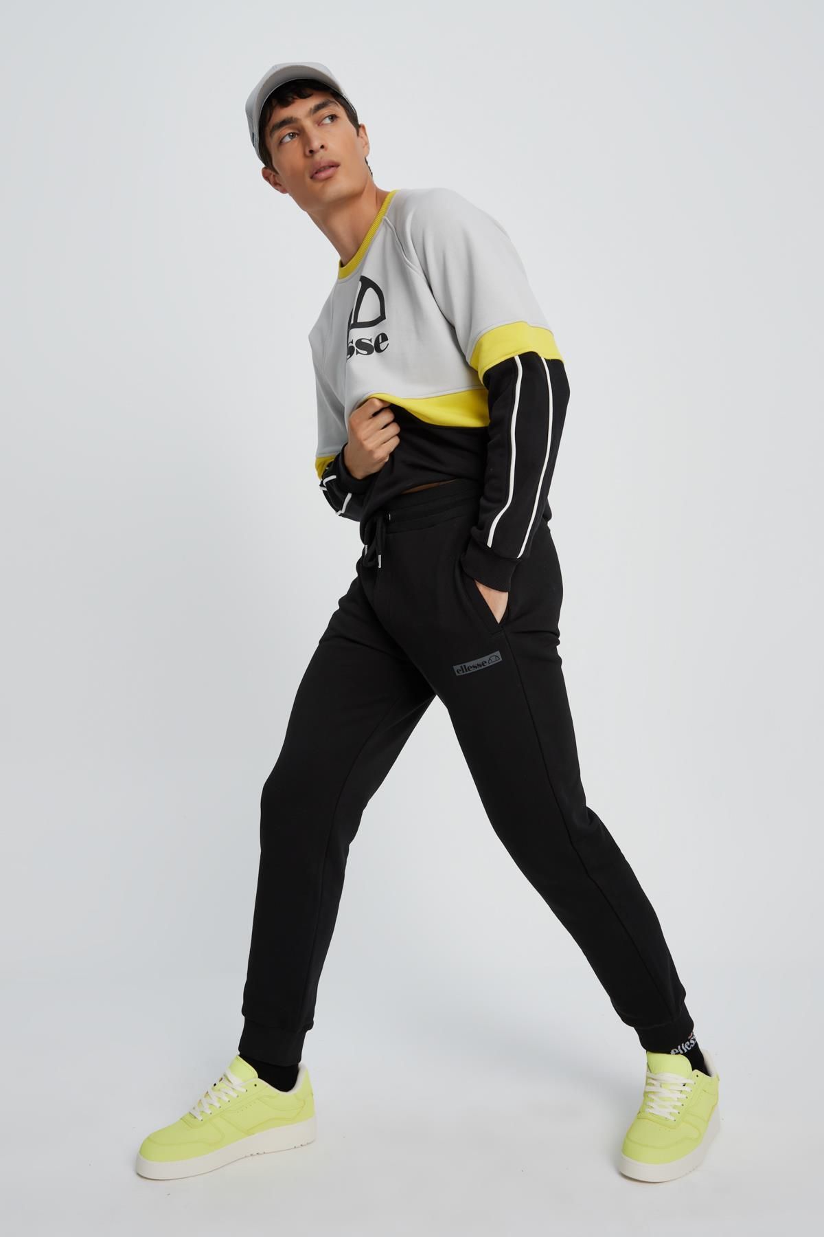 Ellesse Men's Jogger Sweatpants EM077-BK - Trendyol