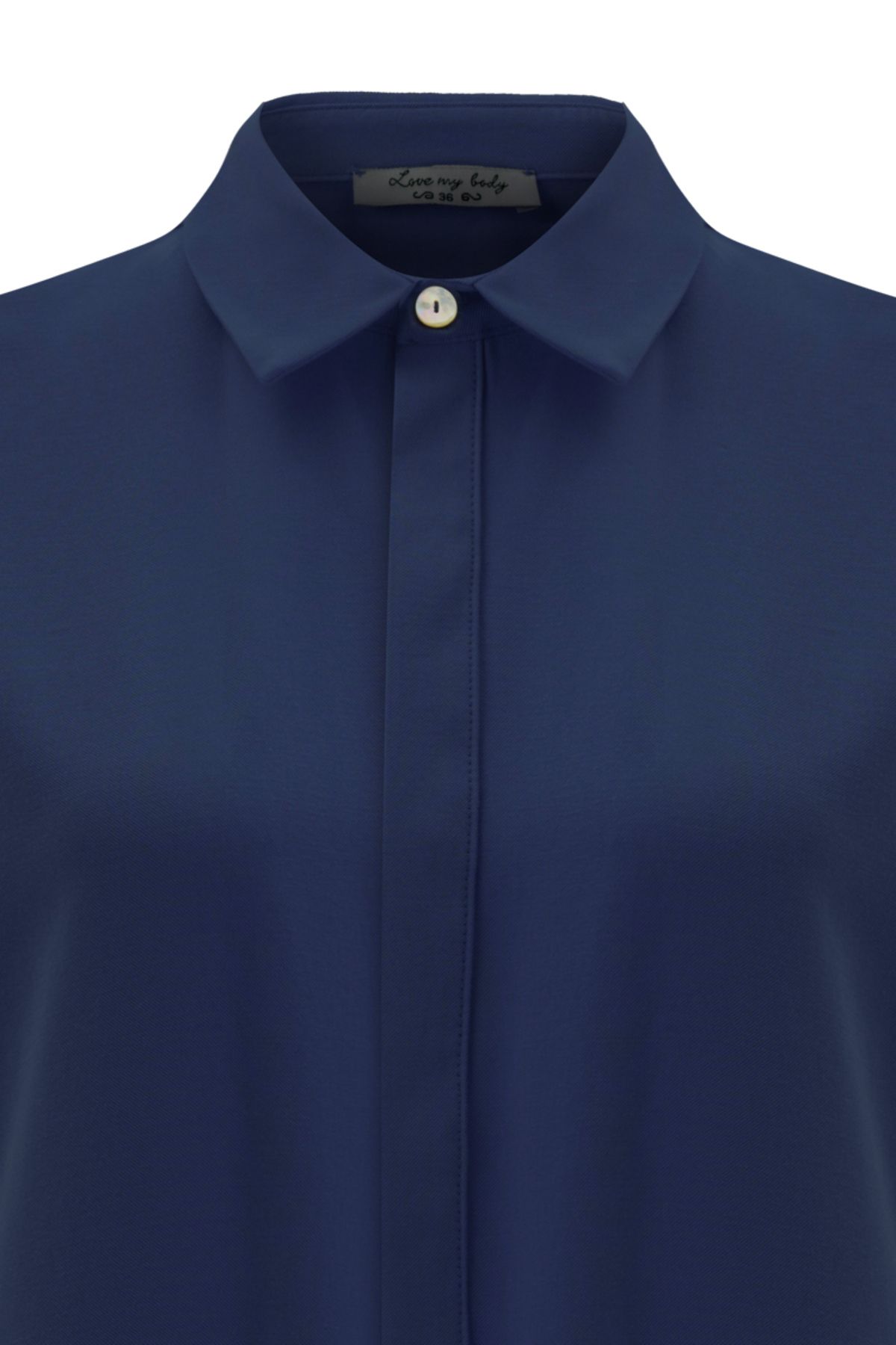 Love My Body-Pocketed Shirt Dress 7
