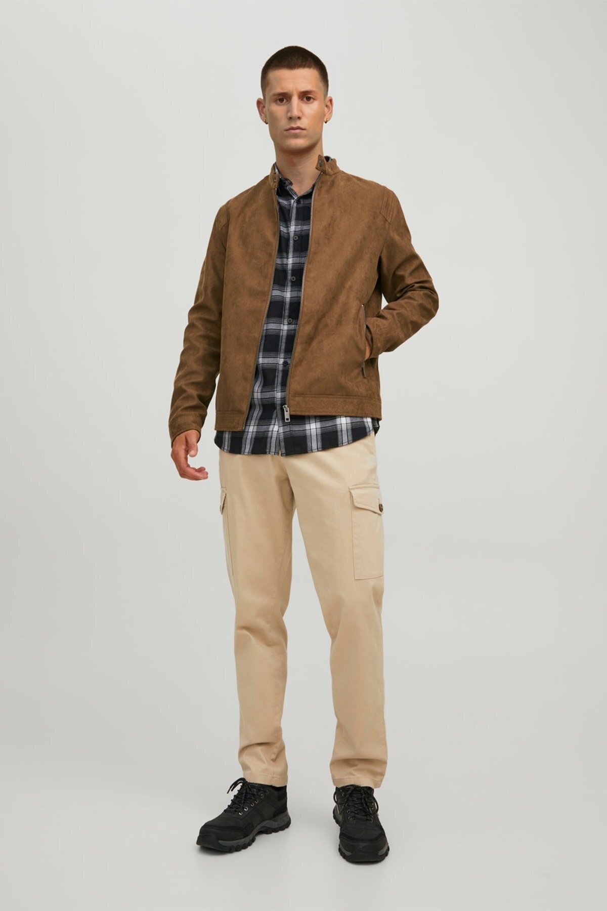 کت مردانه راسته آستین بلند | جک اند جونز Jack & Jones 12223141 - تصویر 4