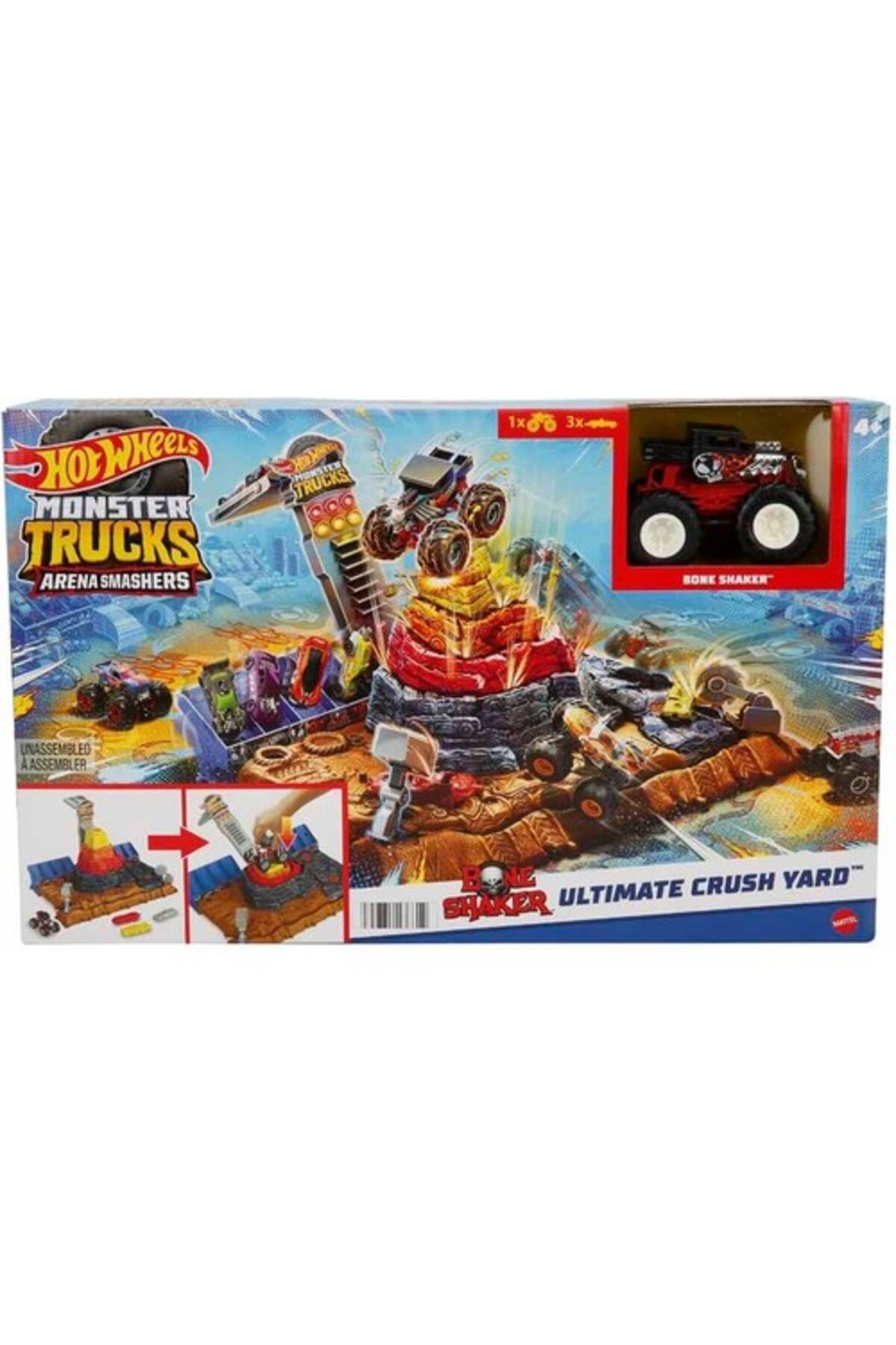 Mattel Oyuncak Hot Wheels Monster Trucks Muhteşem Çarpışma Arenası