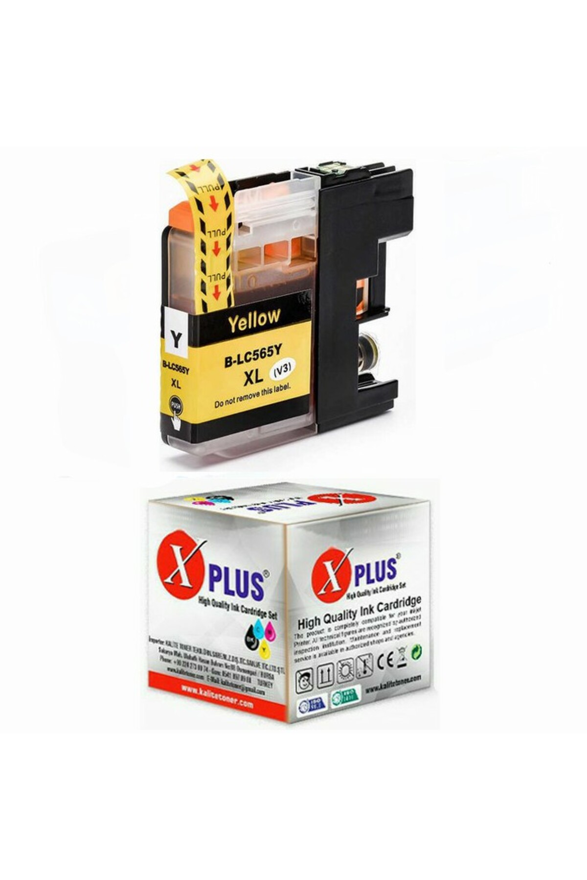 XPLUS Brother LC-565XL Sarı MFC-J3720 Yüksek Kapasite İthal Muadil Kartuş 1.500 Sayfa