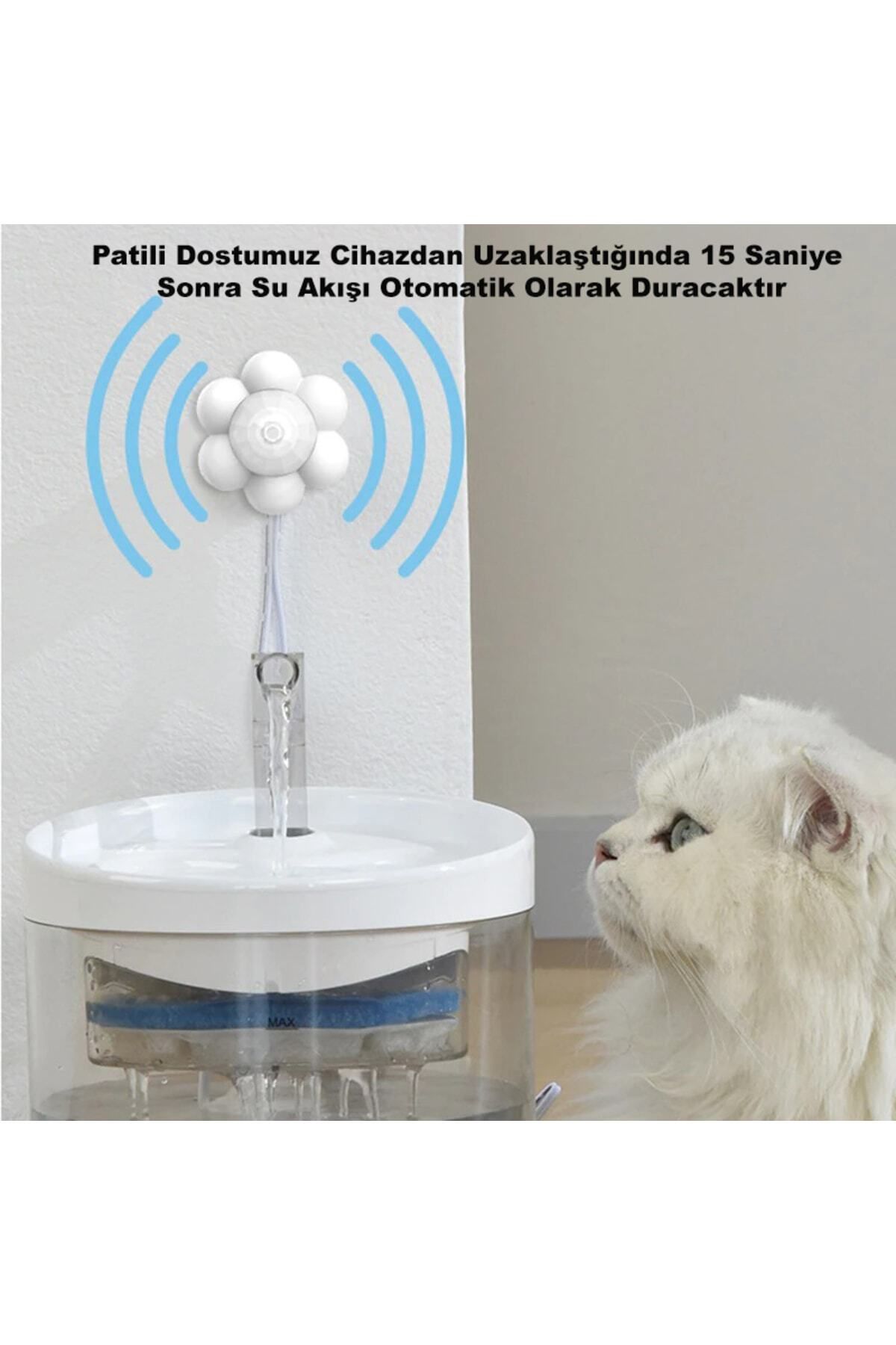 DailyTech-Infrared - Cat Water Spring Fountain with Smart Motion Sensor 2