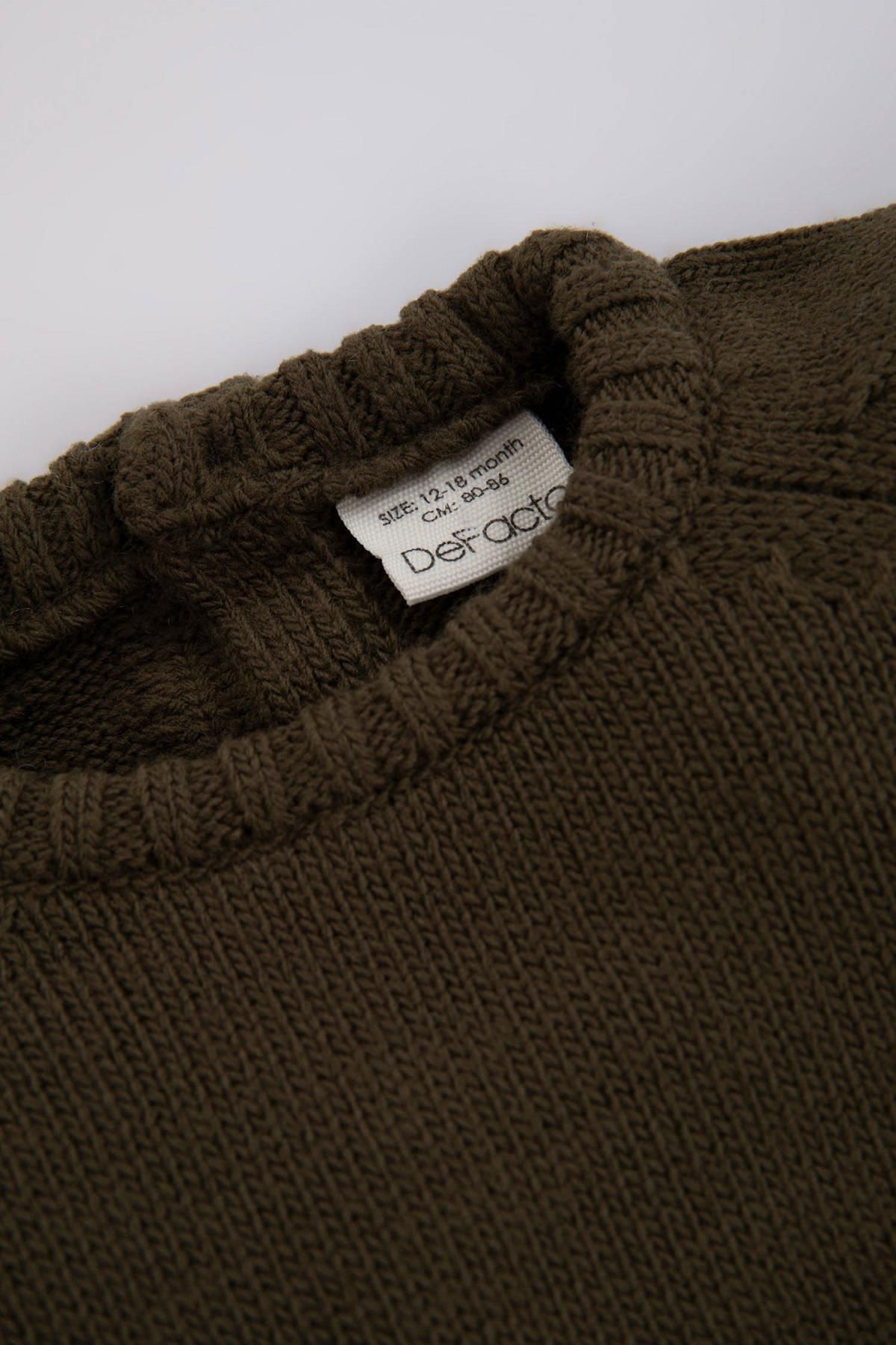 DeFacto-Baby Boy Crew Neck Sweater A3889a523wn 2