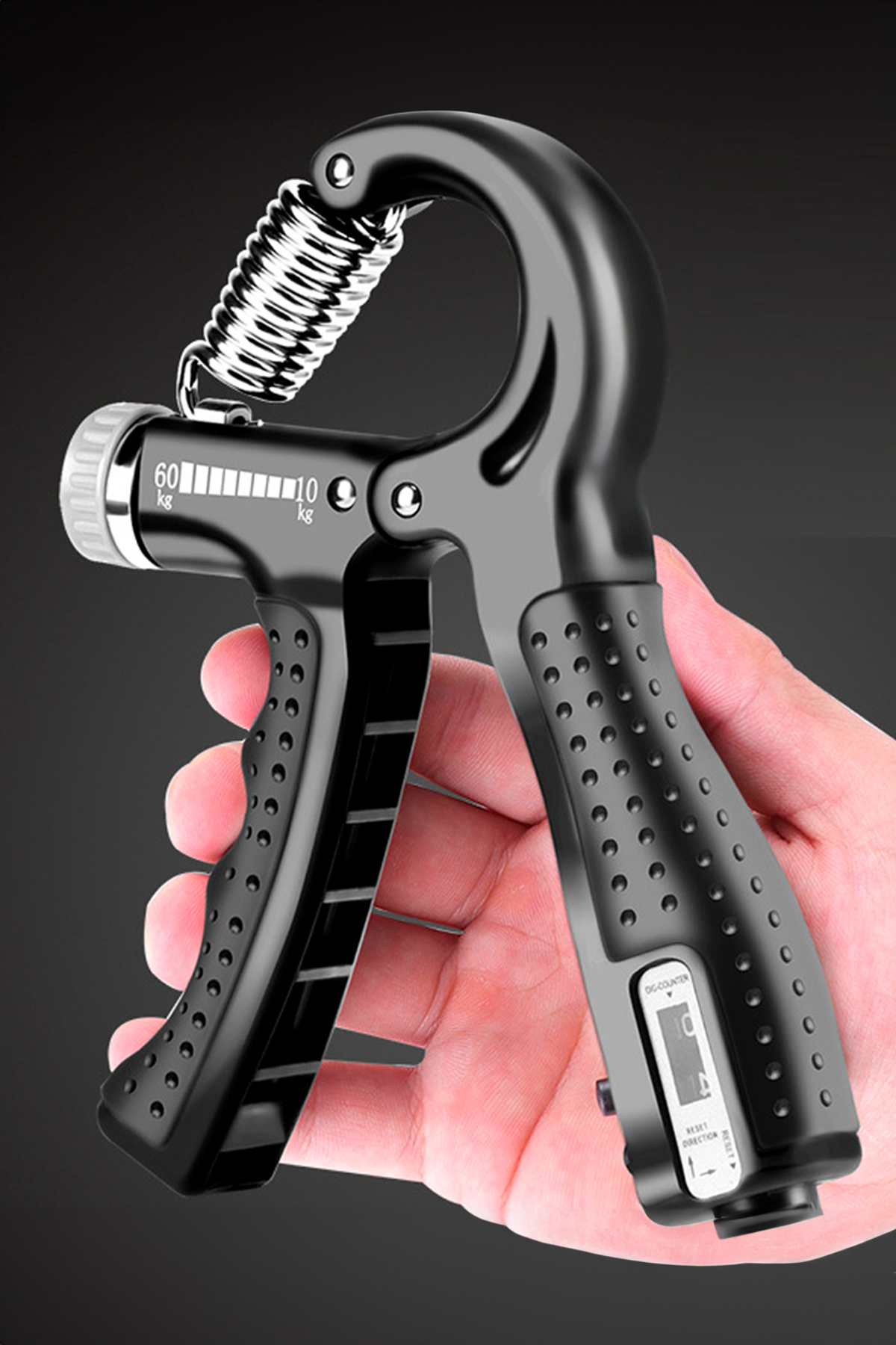 Riddex Sayaçlı El Yayı 5-60 Kg Ayarlanabilir Bilek Kas Güçlendirme Aleti Kaydırmaz Damar Çıkartıcı