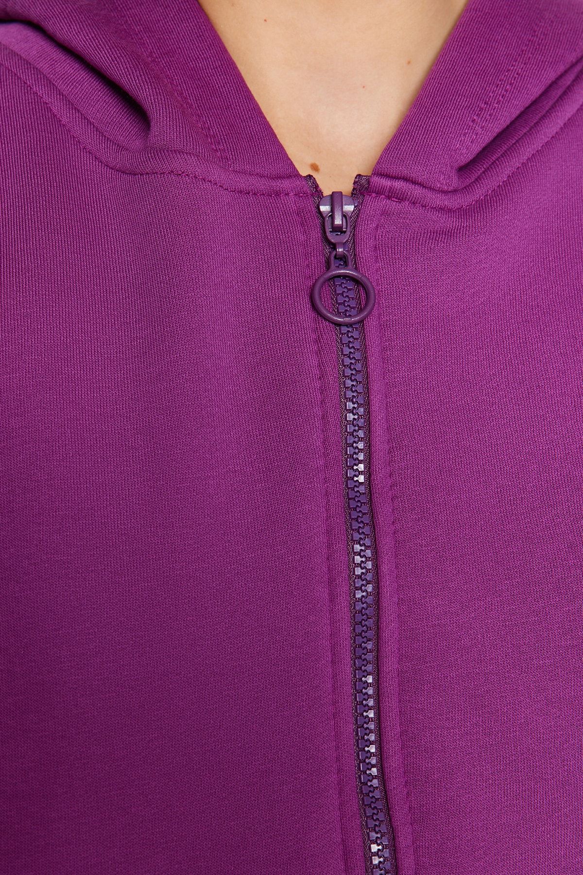 Dark purple on sale zip up hoodie