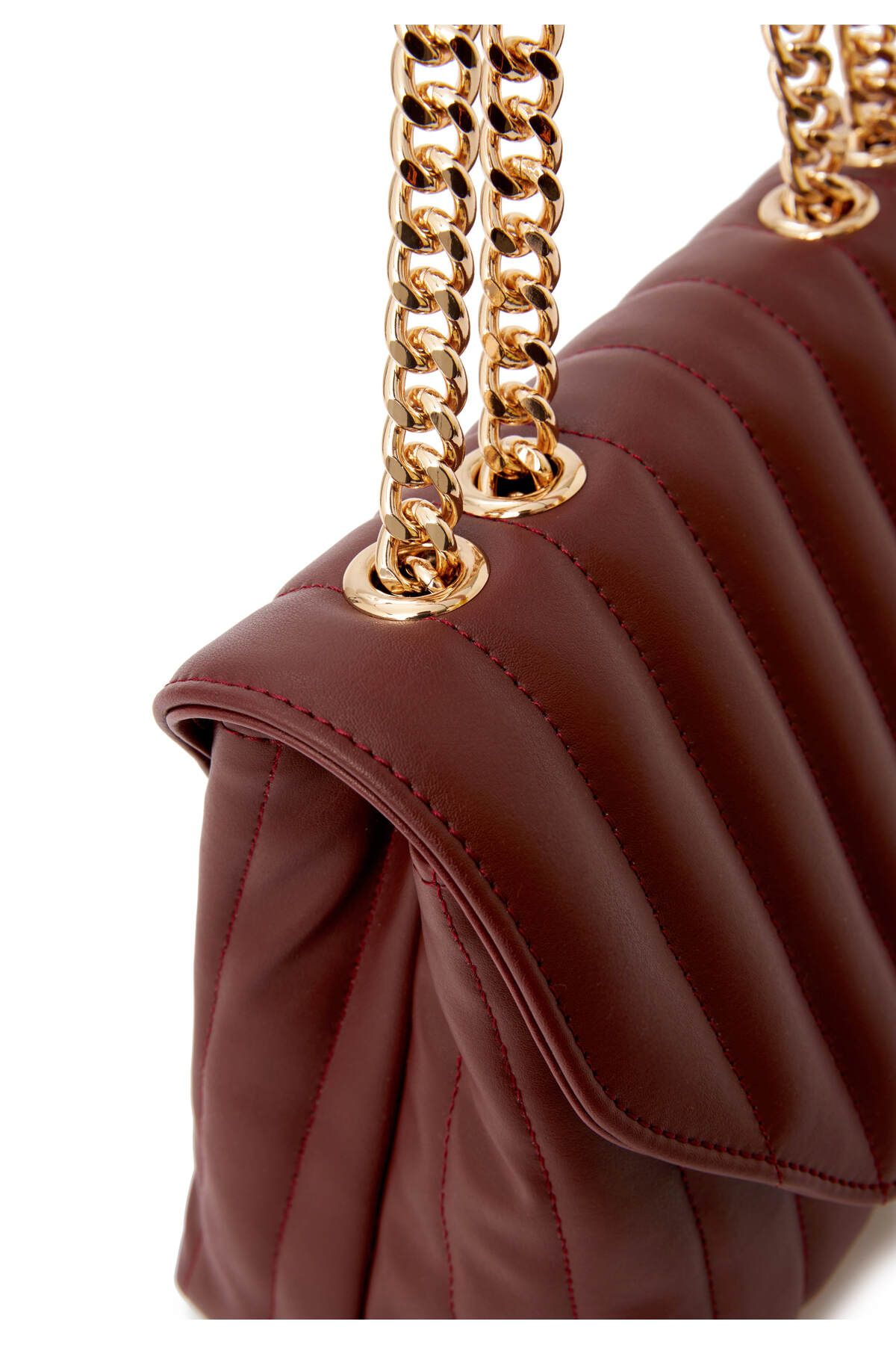 PAR G Claret Red Women s Shoulder Bag