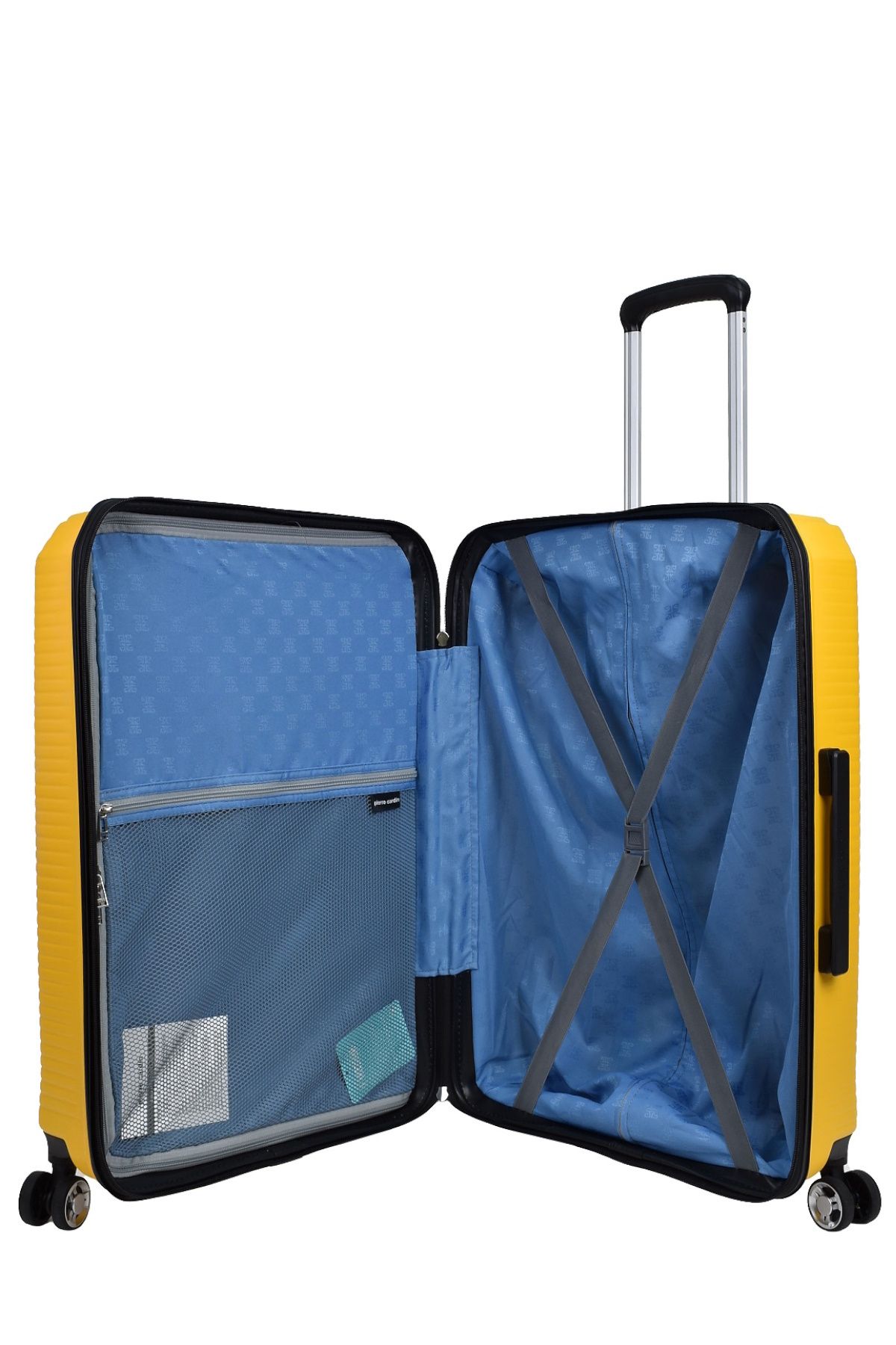 چمدان و ساک زرد مردانه زنانه لوکس ABS 3 SUPPLY SET PC6500 Pierre Cardin