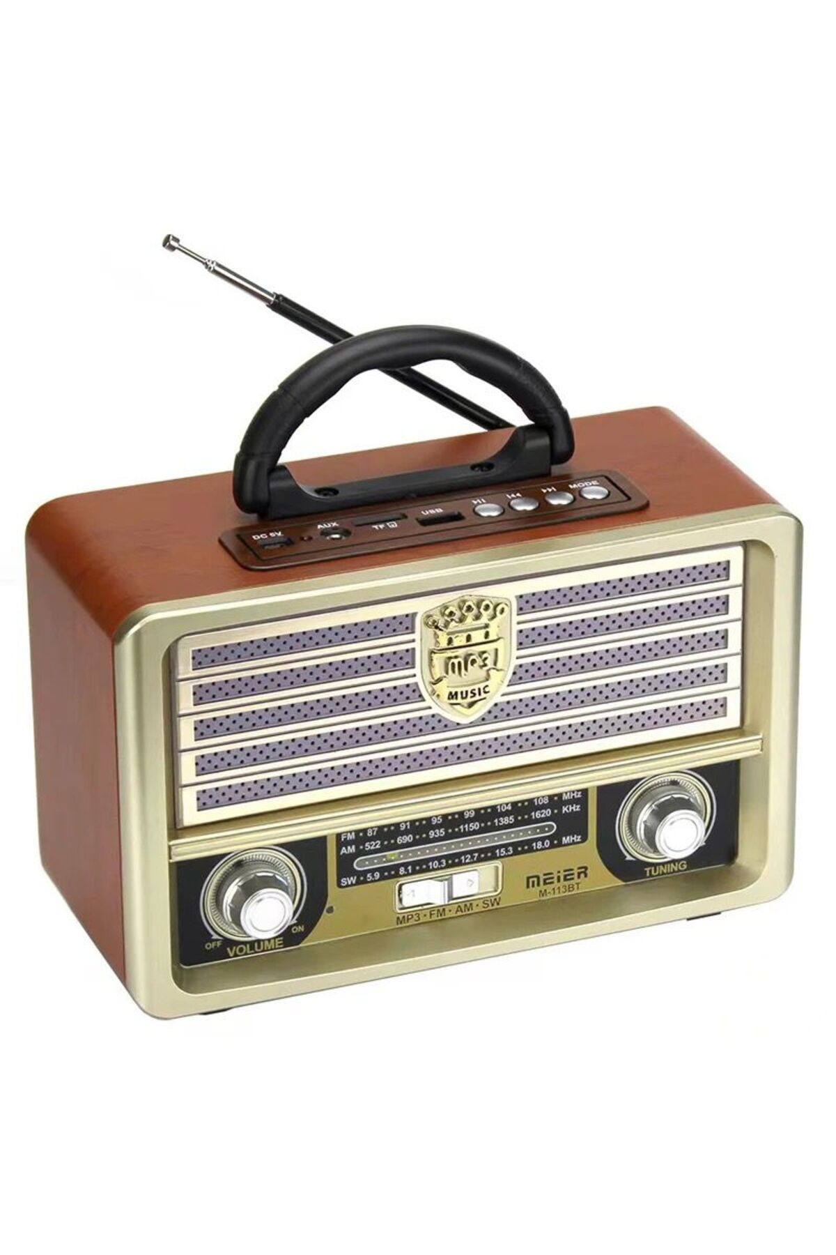 Smart Bluetooth Speaker Radio with Antiquated Nostalgia Design